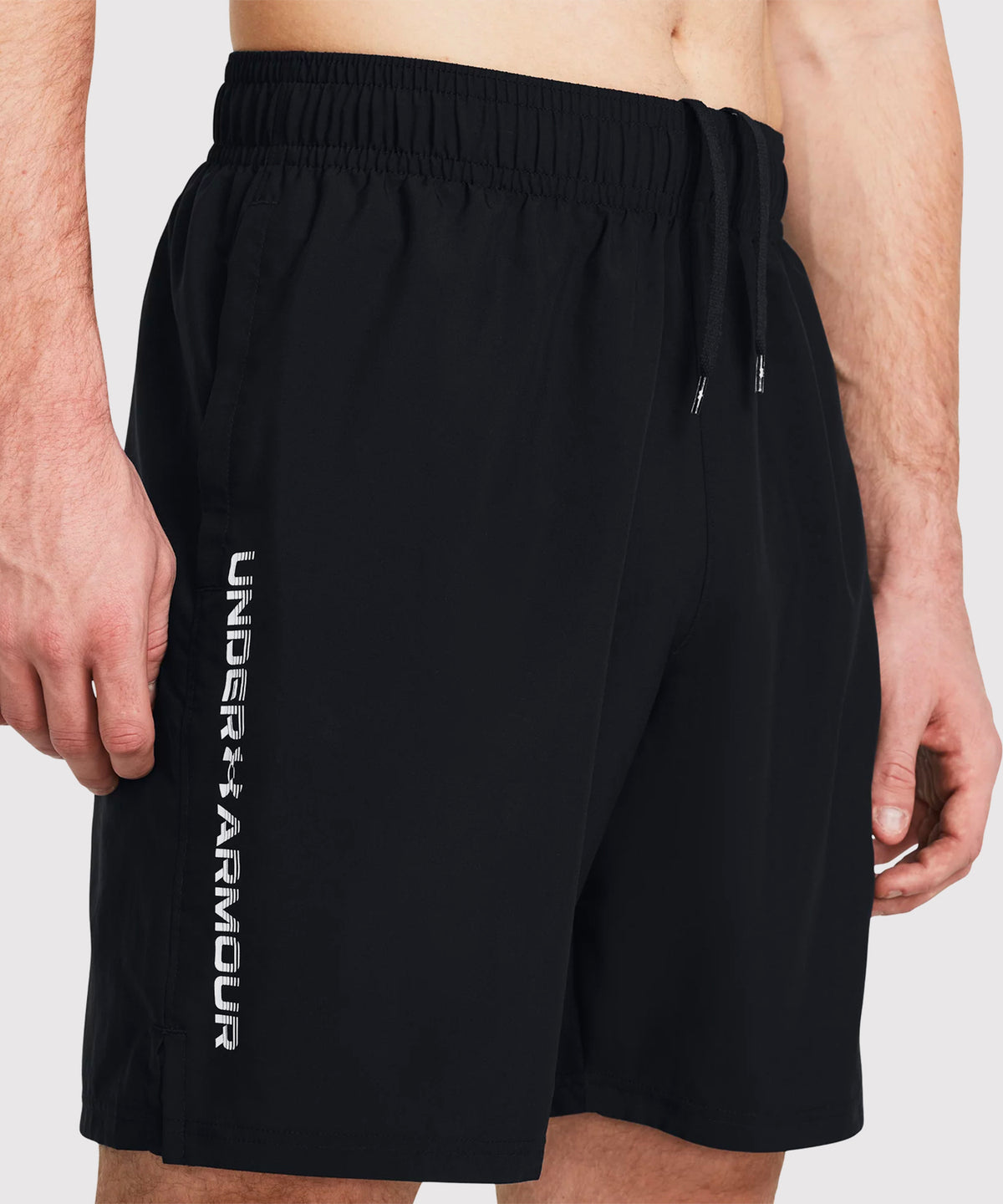 Under Armour Ua Woven Wordmark Shorts – Negro
