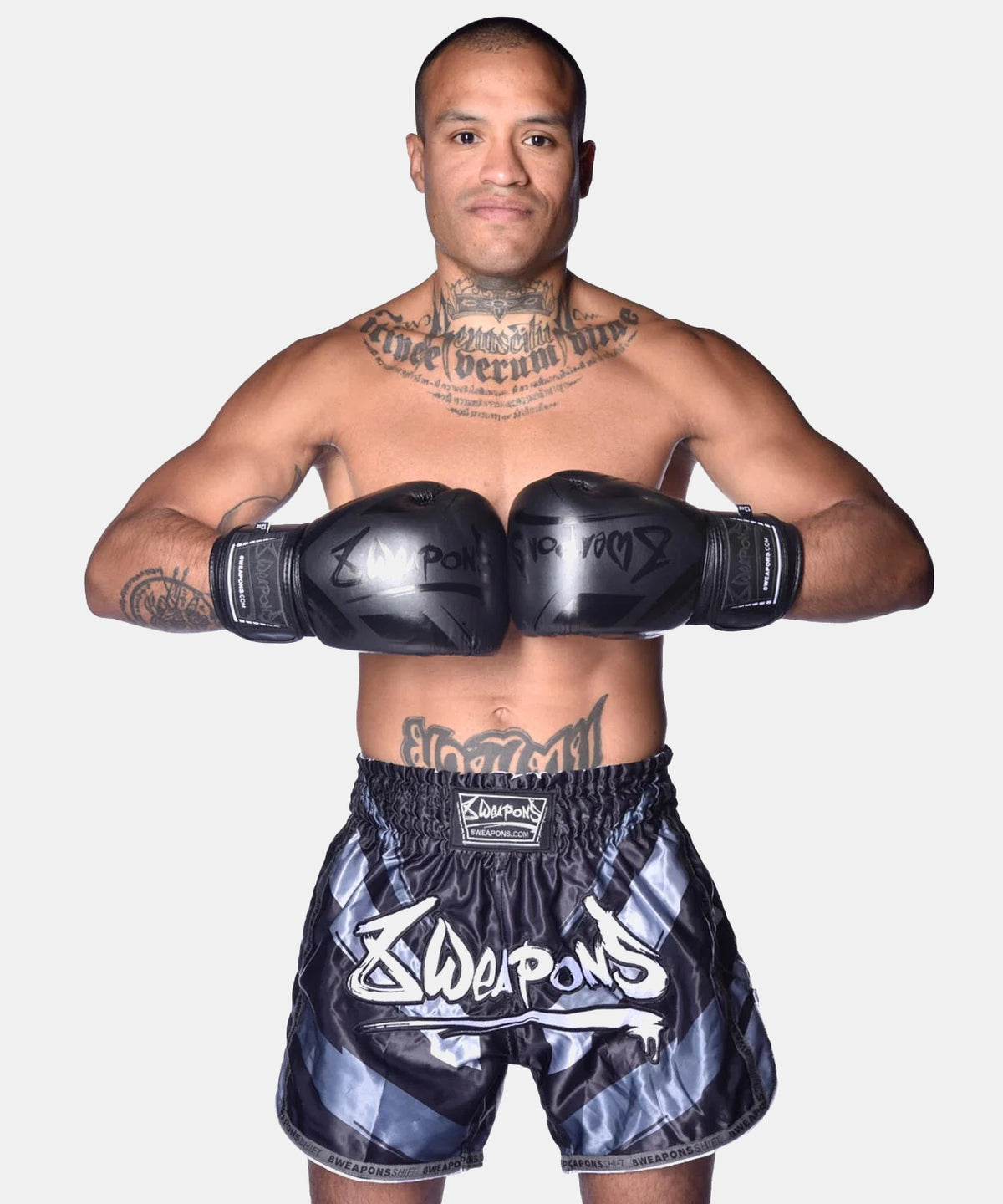 8 Weapons Shift Guantoni da Boxe - Nero/Nero
