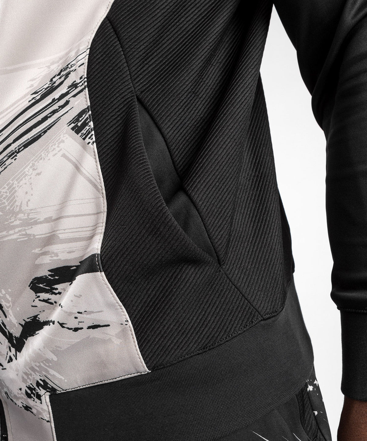Sweat à capuche zippé pour Hommes UFC Venum Authentic Fight Week 2.0 - Sable/Noir