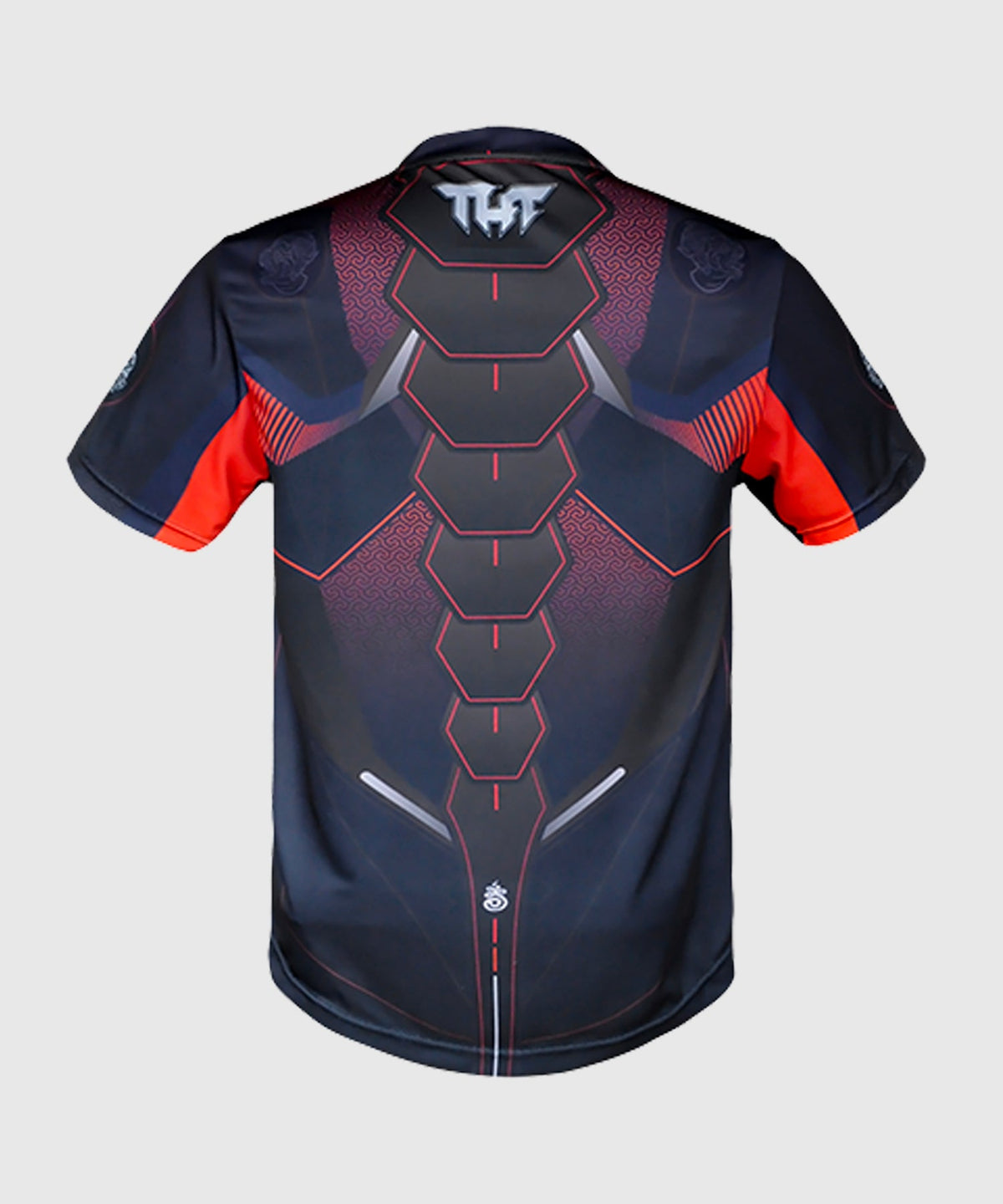 T-shirt Tuff Dry Fit Twin Hanuman Heads - Bleu Marine