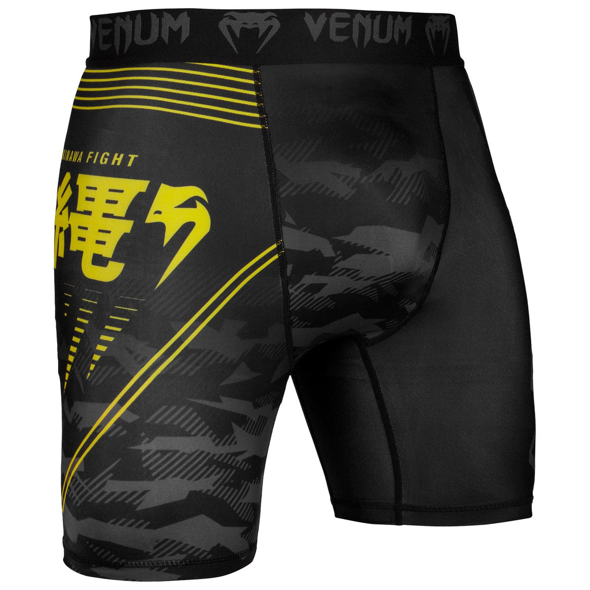 Venum Okinawa 2.0 Kompressionsshort - Schwarz/Gelb