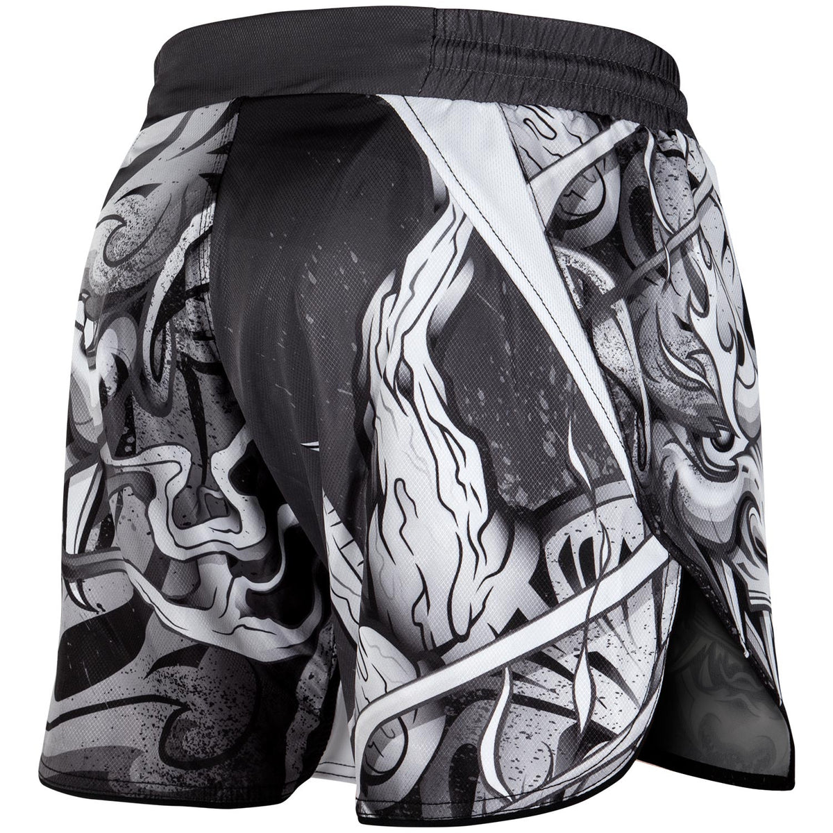 Pantaloncini da combattimento Venum Devil - Bianchi/Neri