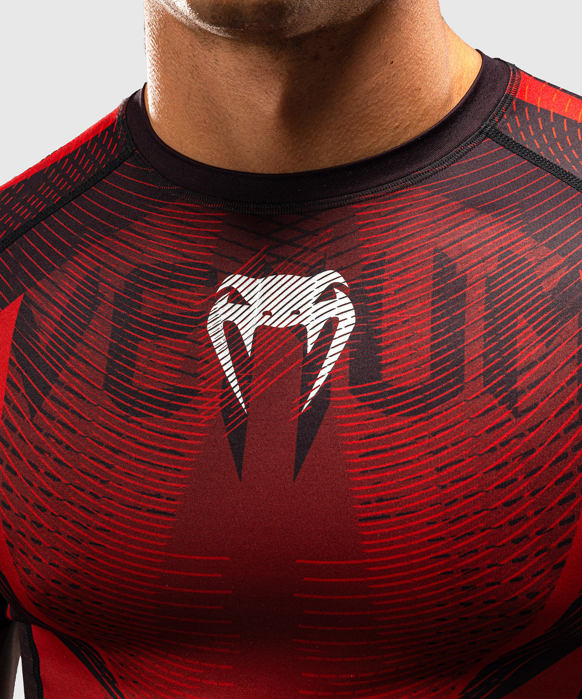 Venum Galactic 3.0 Rashguard a Maniche Corte - Rosso/Argento