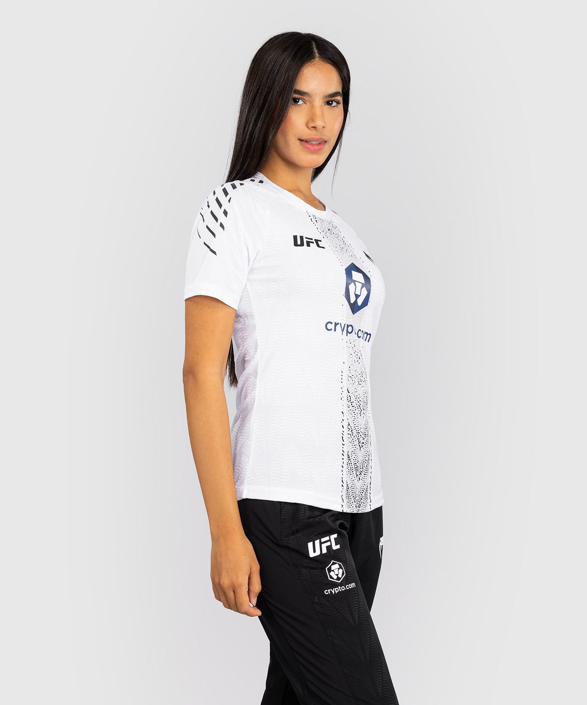 UFC Zenith by Venum Authentic Fight Night Camiseta oficial Walkout Mujer - Blanco