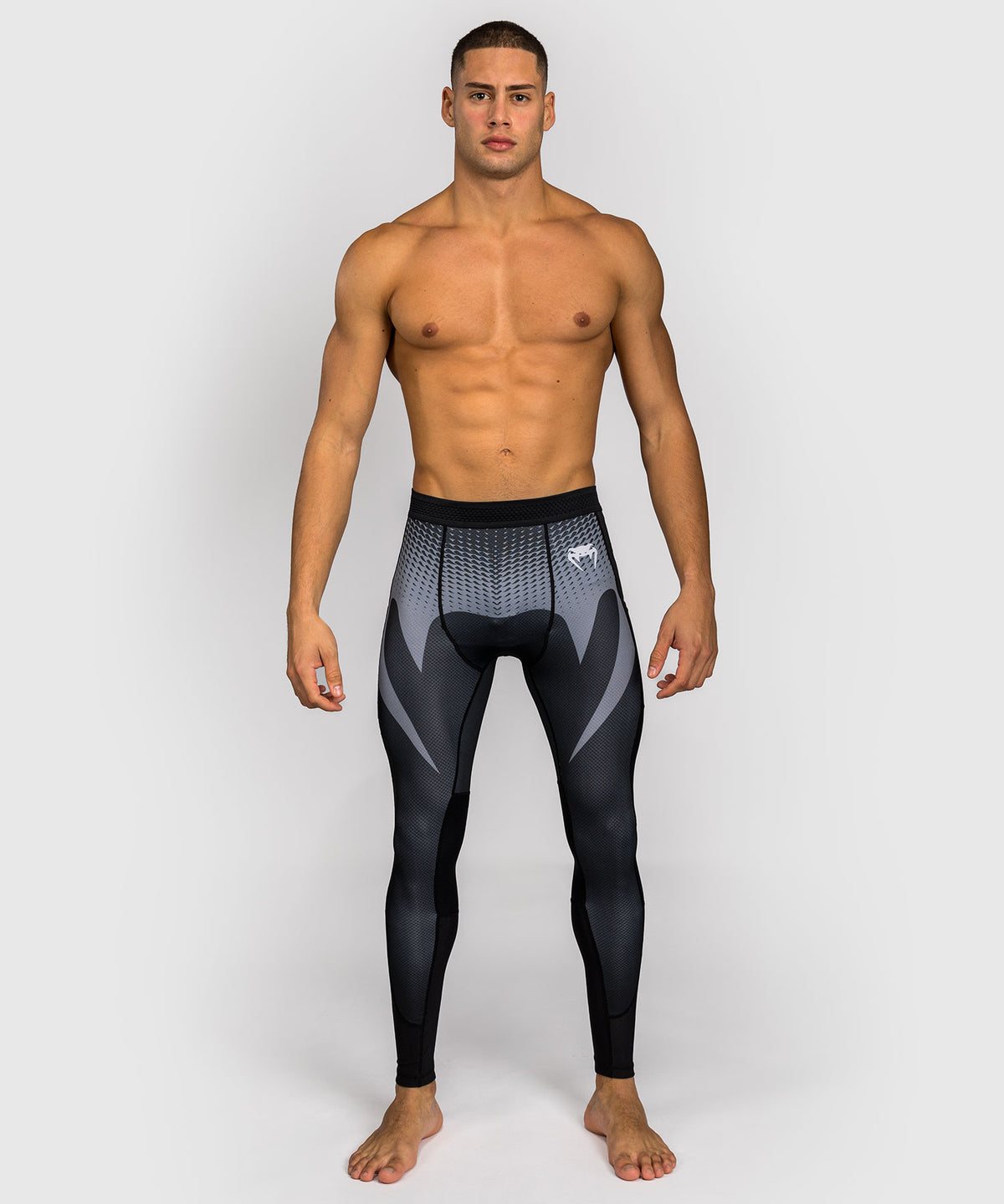 Venum No Gi Spats - Nero/Grigio Argento