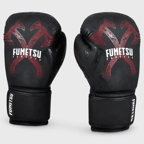 Fumetsu Berserker Boxing Gloves - Black/Red