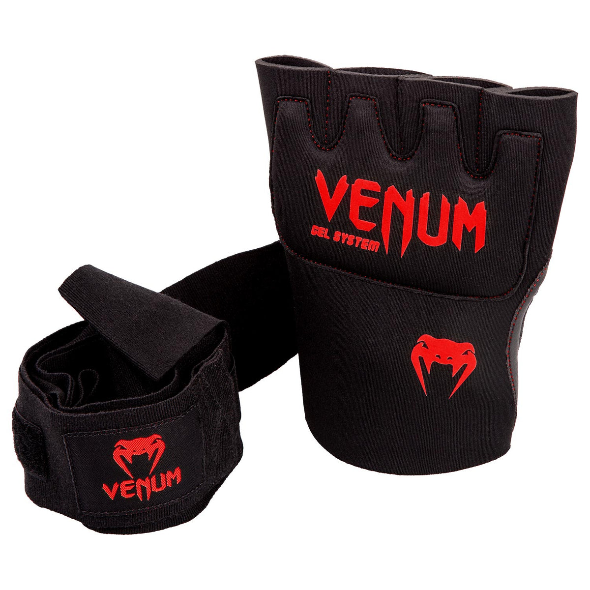 Venum Gel Kontact Vendas Rápidas – Negro/Rojo