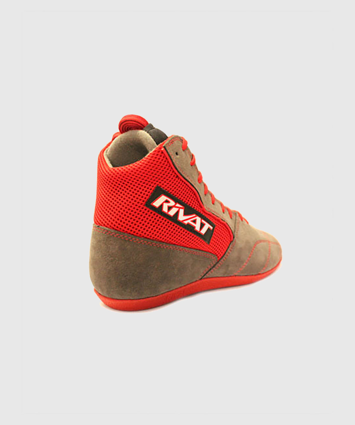 Rivat Boom French Boxing Savate Shoes - Grey/Red