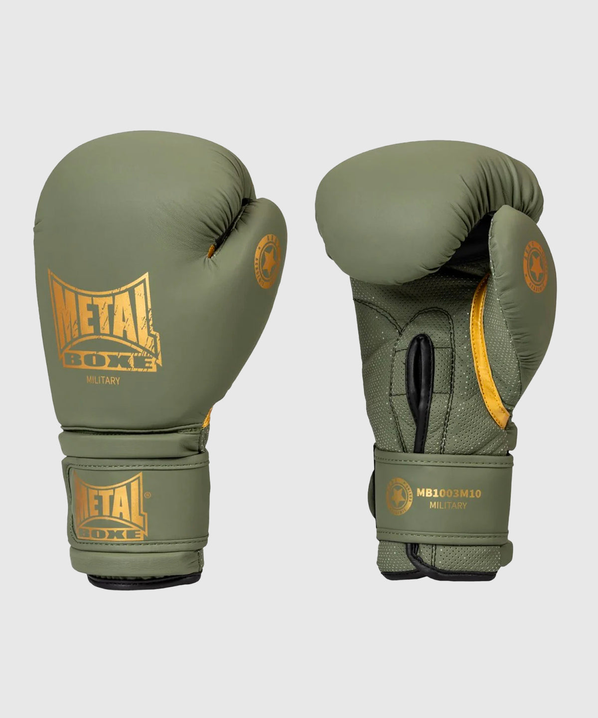 Metal Boxe Entrenamiento Metal Military Guantes de Boxeo
