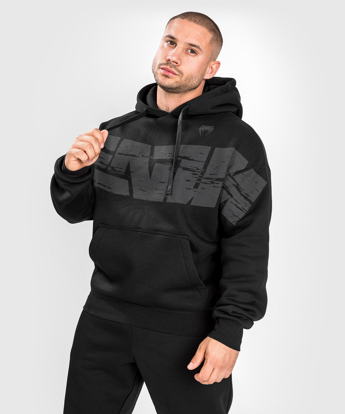 VENUM CONNECT XL FELPA CON CAPPUCCIO - VESTIBILITÀ OVERSIZE - NERO