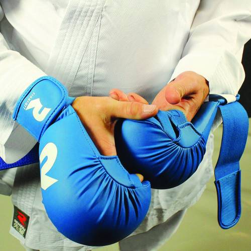 Fight Art Integral Mitones de Karate de Entrenamiento y Competición - Azul