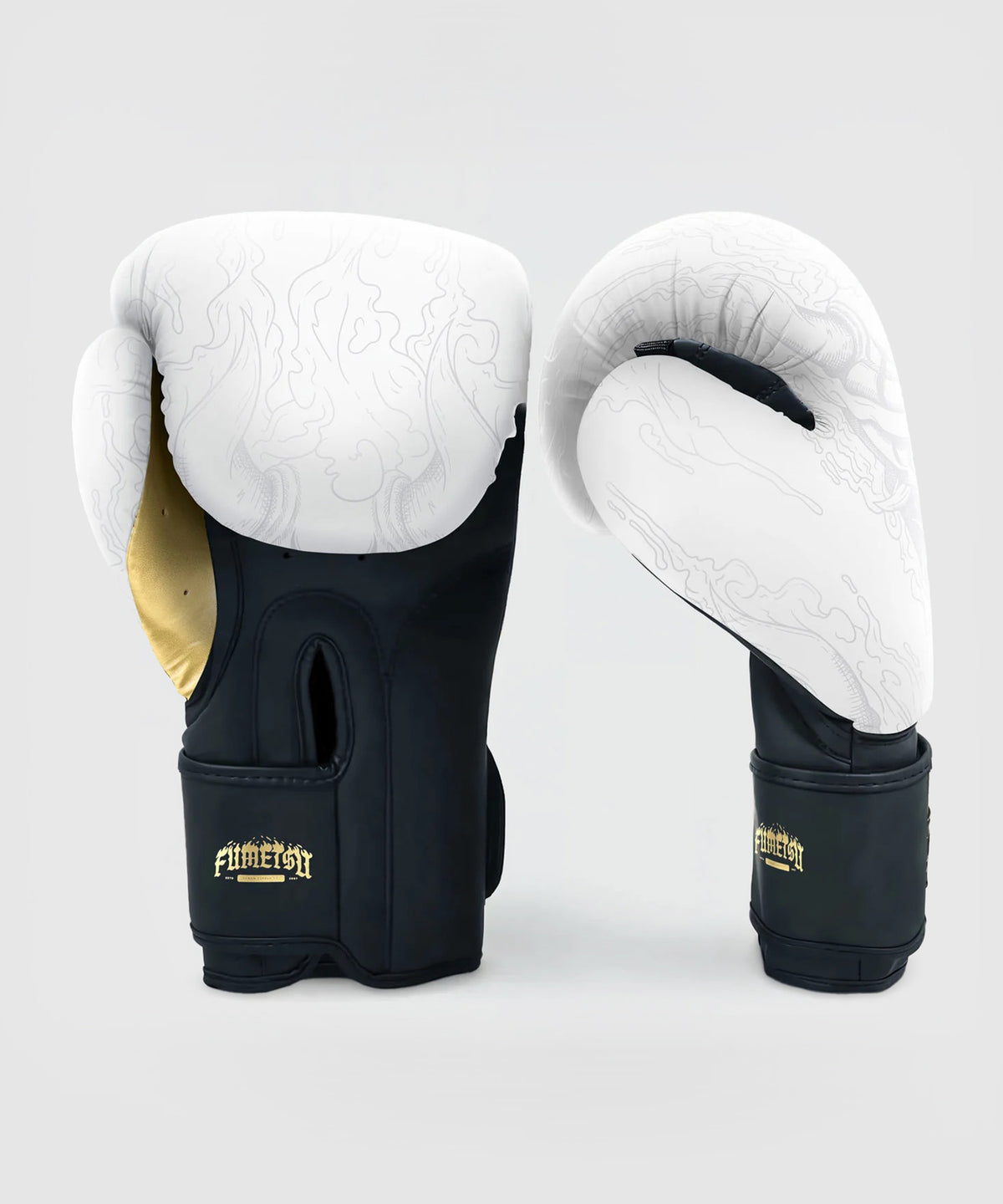 Fumetsu Oni Guantoni da Boxe - Bianco/Nero/Oro