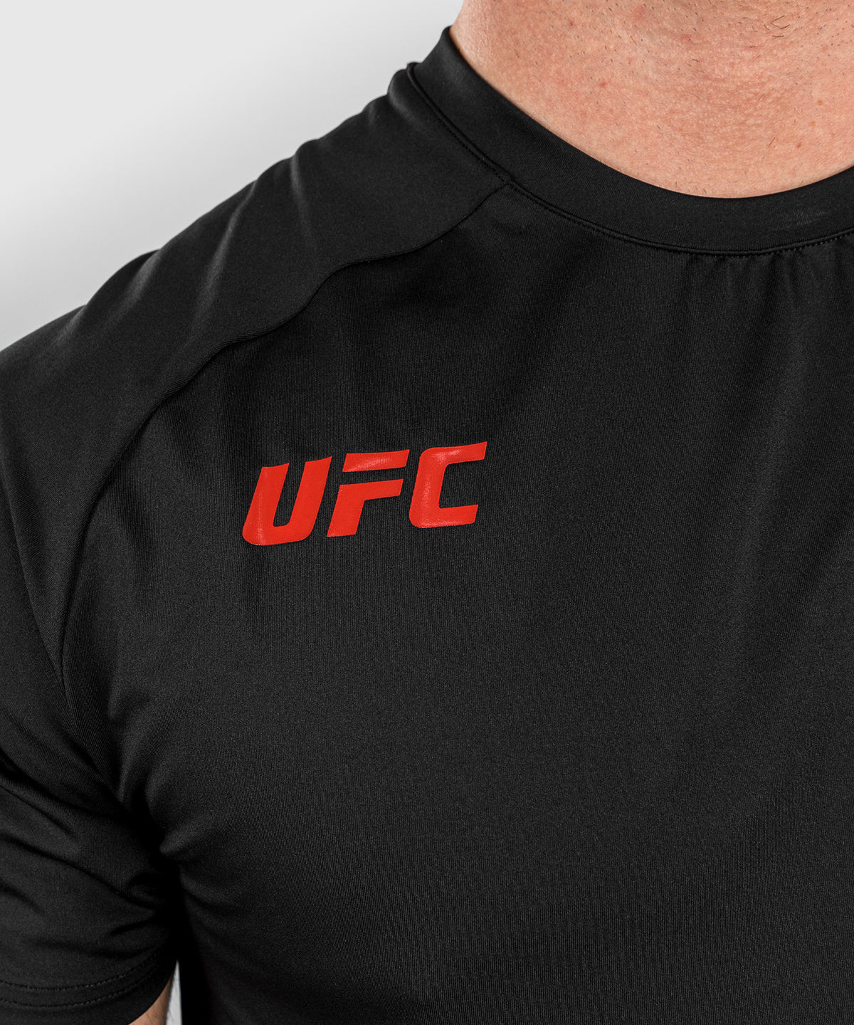 UFC Adrenaline by Venum Fight Week Dry-tech-T-Shirt für Männer - Schwarz
