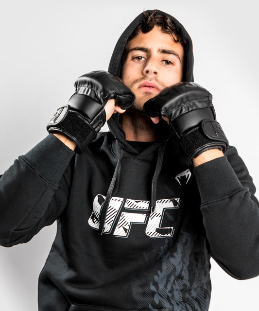 Felpa Con Cappuccio Uomo UFC Venum Authentic Fight Week - Nero