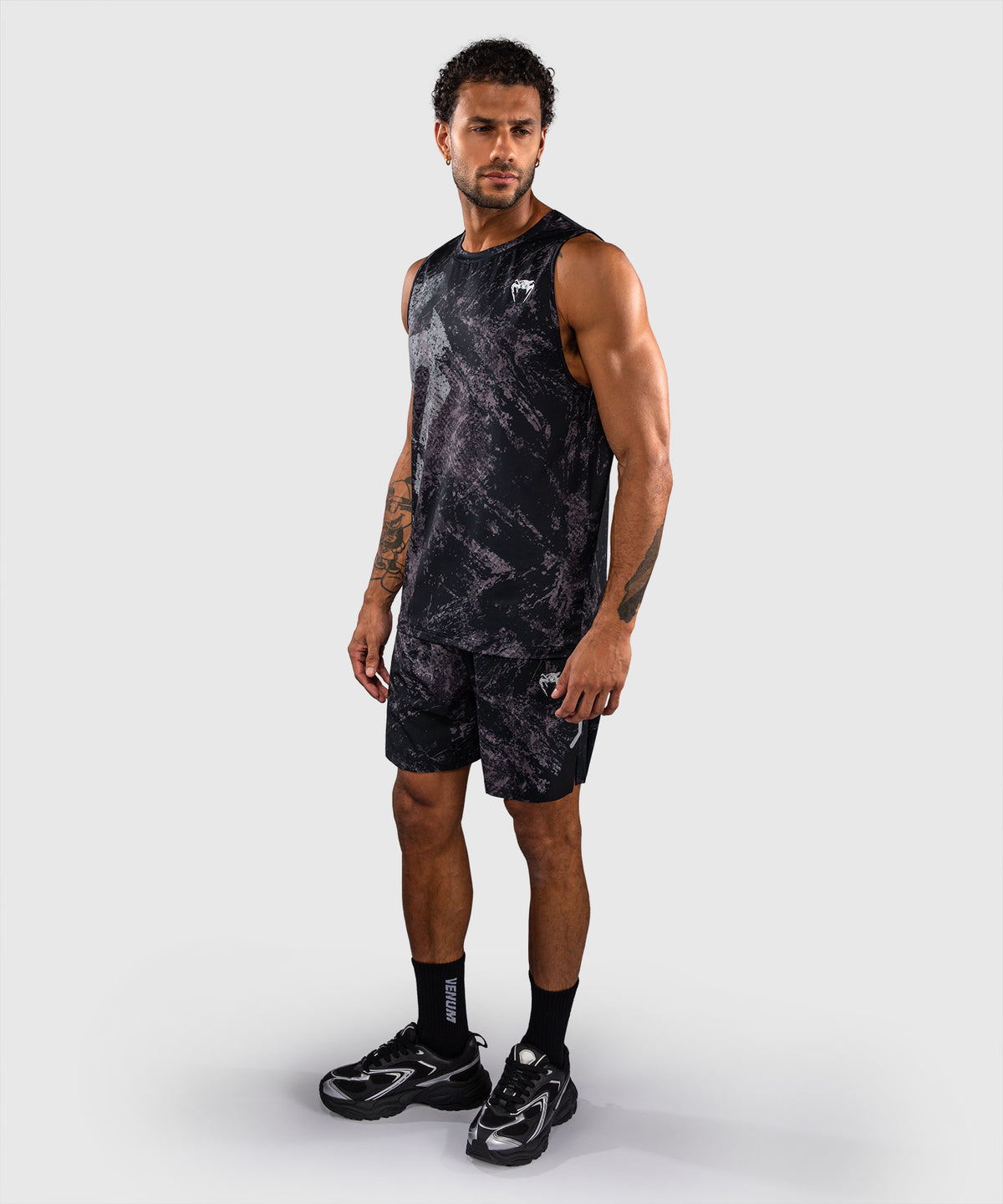 Venum Rage & Workout Camiseta de Tirantes Dry Tech - Negro/Gris