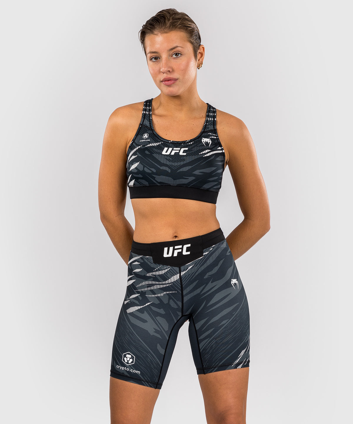 UFC Fusion by Venum Authentic Fight Night Women’s Vale Tudo Short - Long Fit - Black