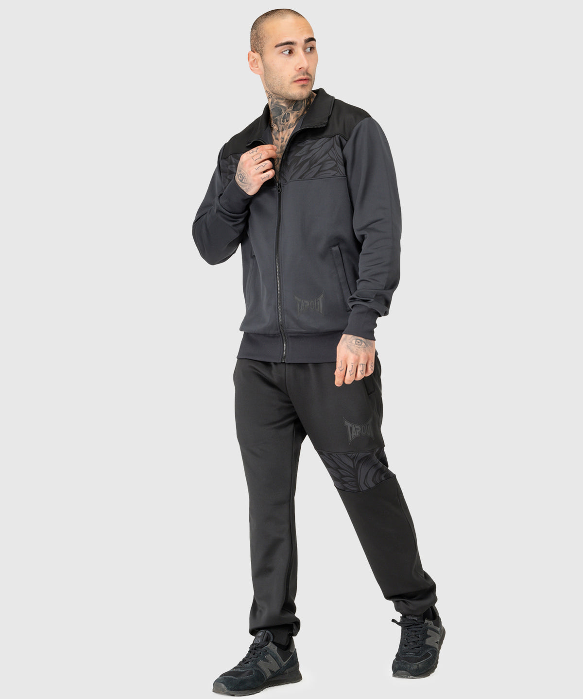 Tapout Spirit Jogging Set - Black/Grey