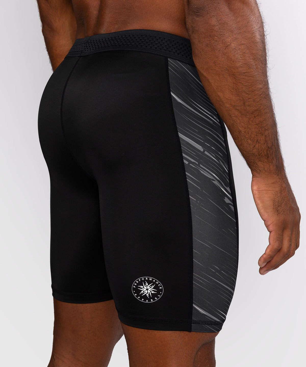 Venum Rapid Pantalones Cortos Vale Tudo - Negro/Gris Tormenta