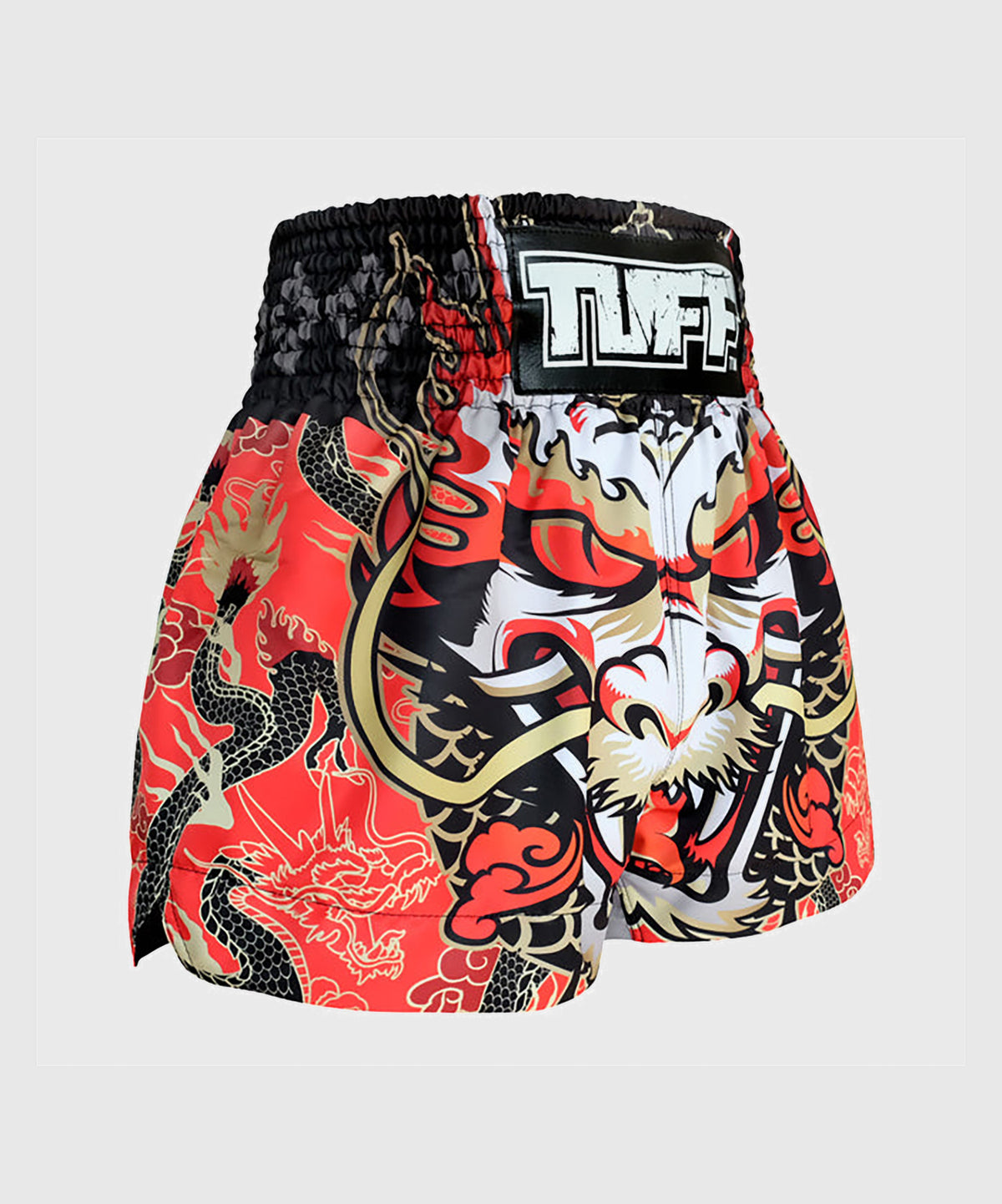Tuff Dragon King Muay Thai Shorts - Red