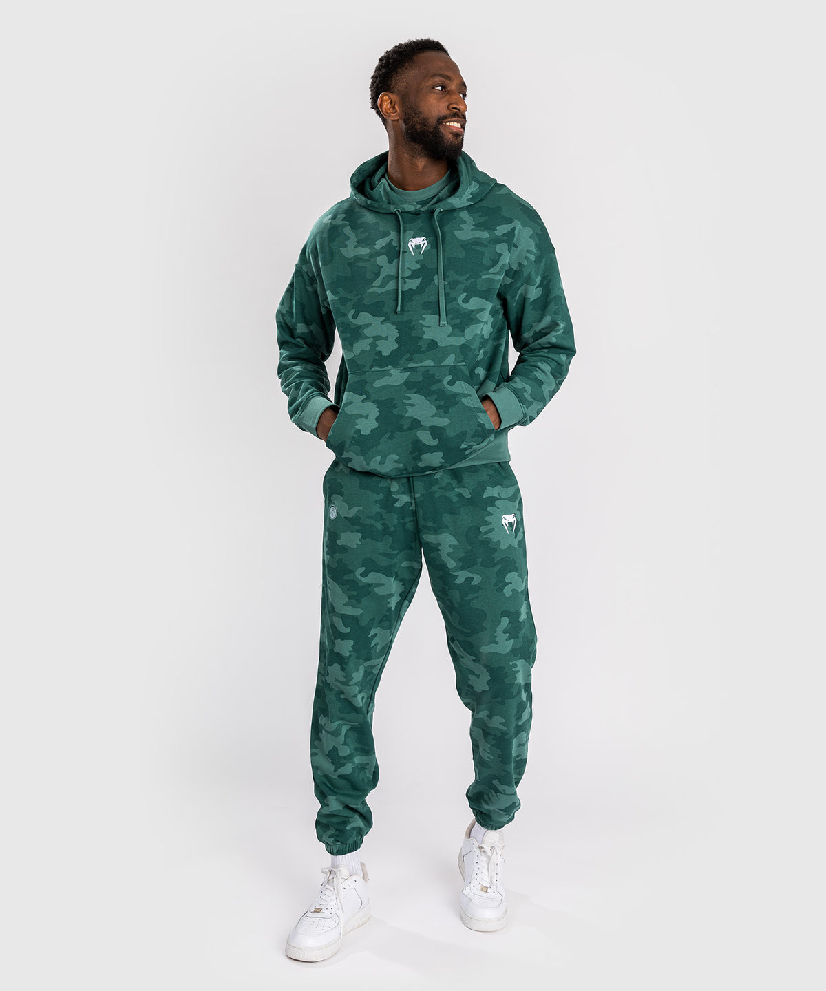 Venum Vortex XL Herren Kapuzenpullover - Türkis Camo