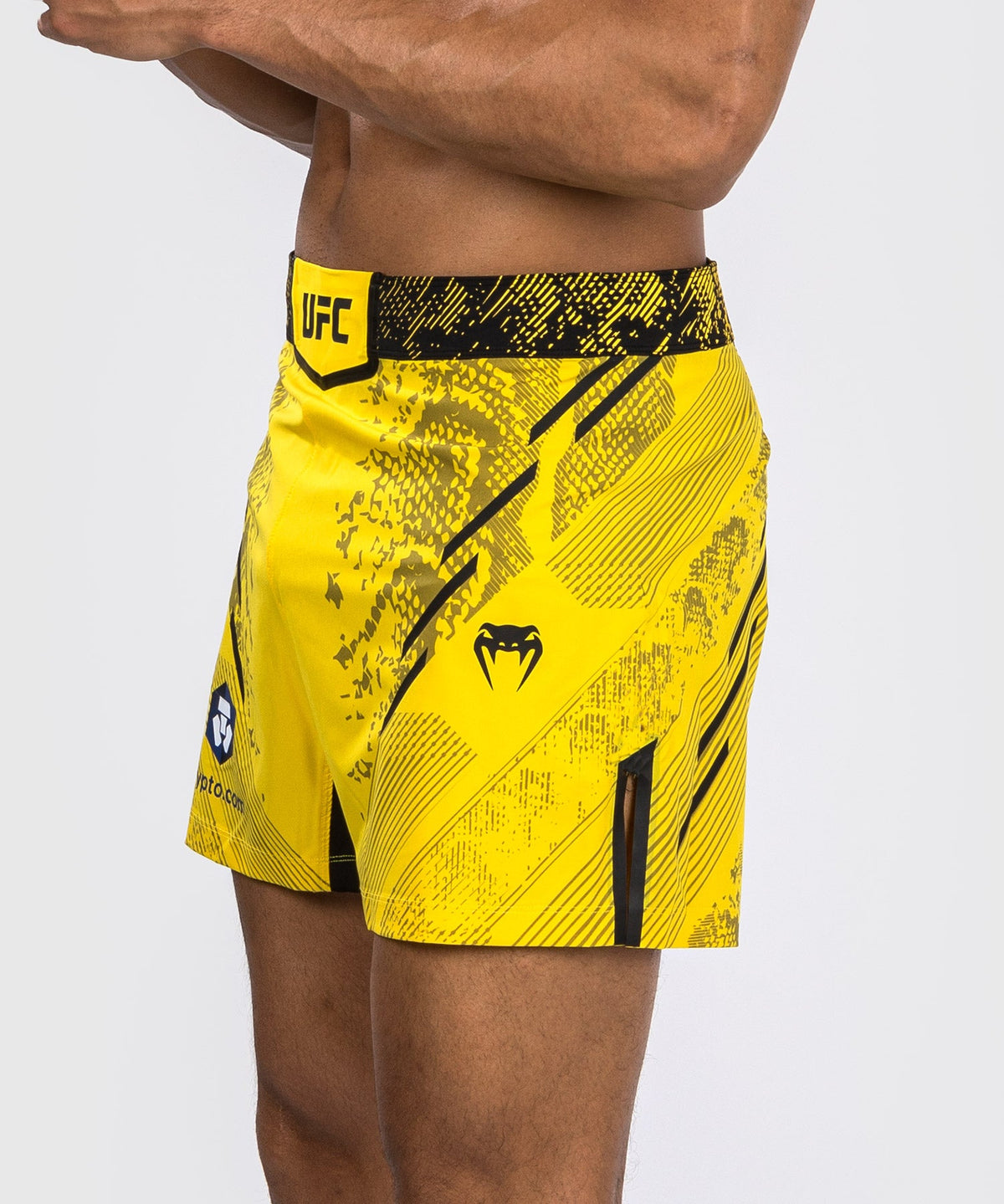 Short de combat Coupe courte pour Hommes UFC Adrenaline by Venum Authentic Fight Night - Jaune