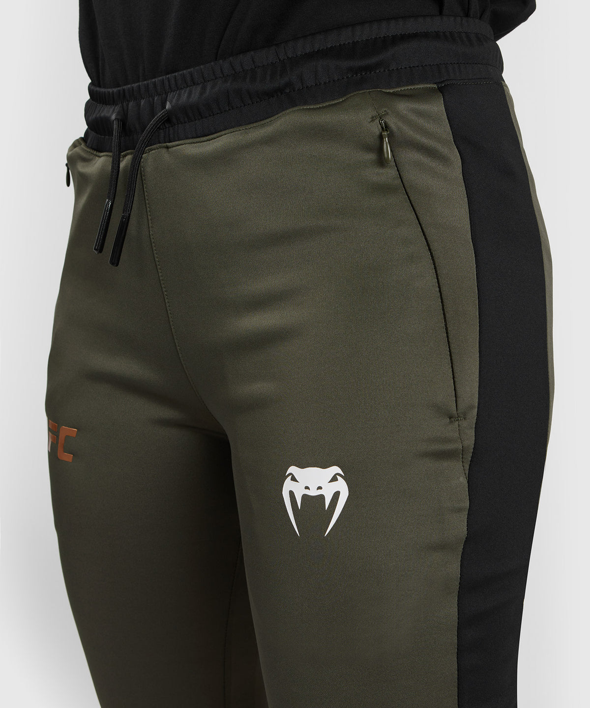 UFC Adrenaline by Venum Fight Week Women’s Performance Jogging Pants - Khaki/Bronze