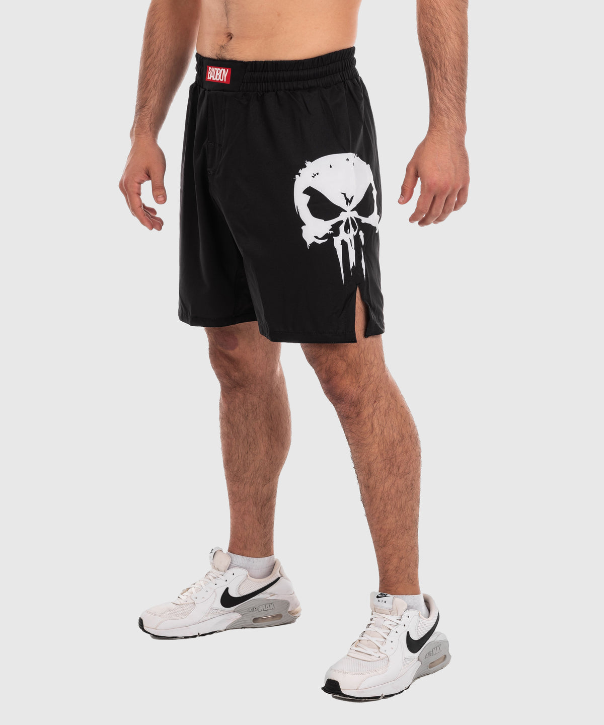 Bad Boy Guillotine Fightshorts - Nero/Bianco