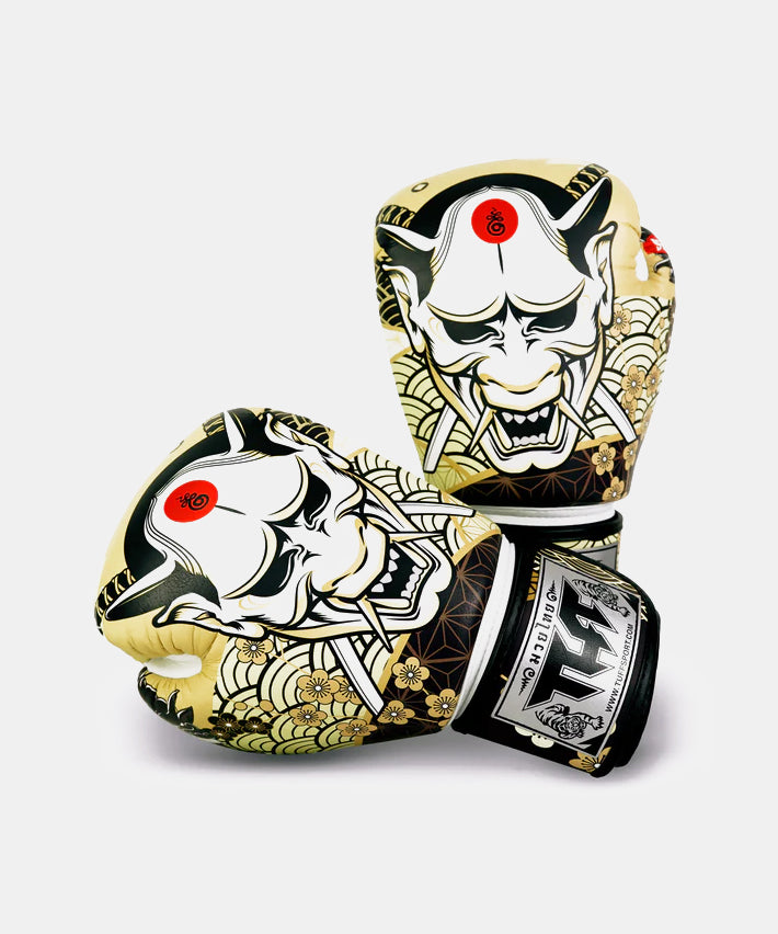 Tuff The White Oni Boxhandschuhe - Beige/Weiß