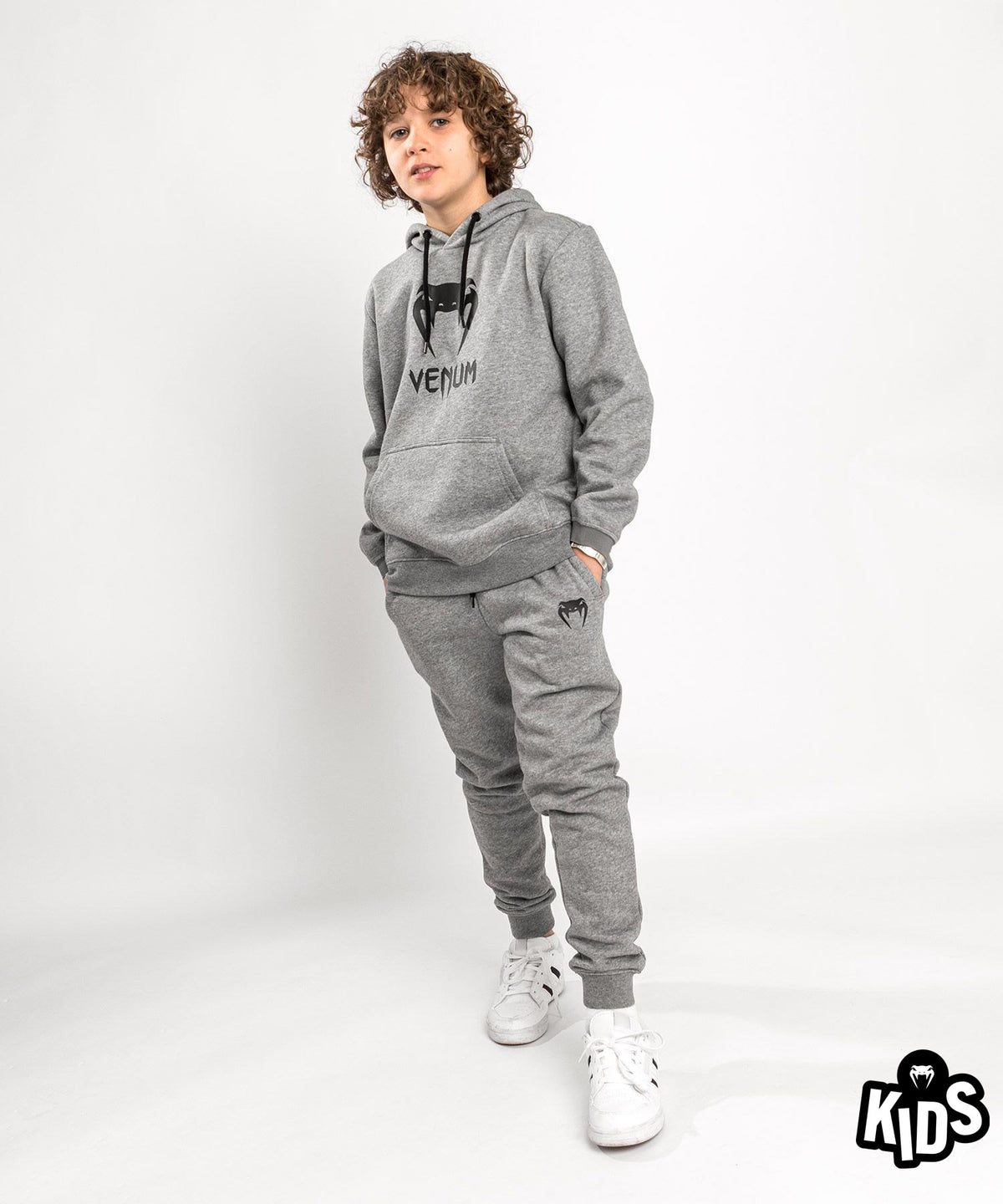 Pantalones Jogging Venum Classic - Para niños - Gris Jaspeado Claro