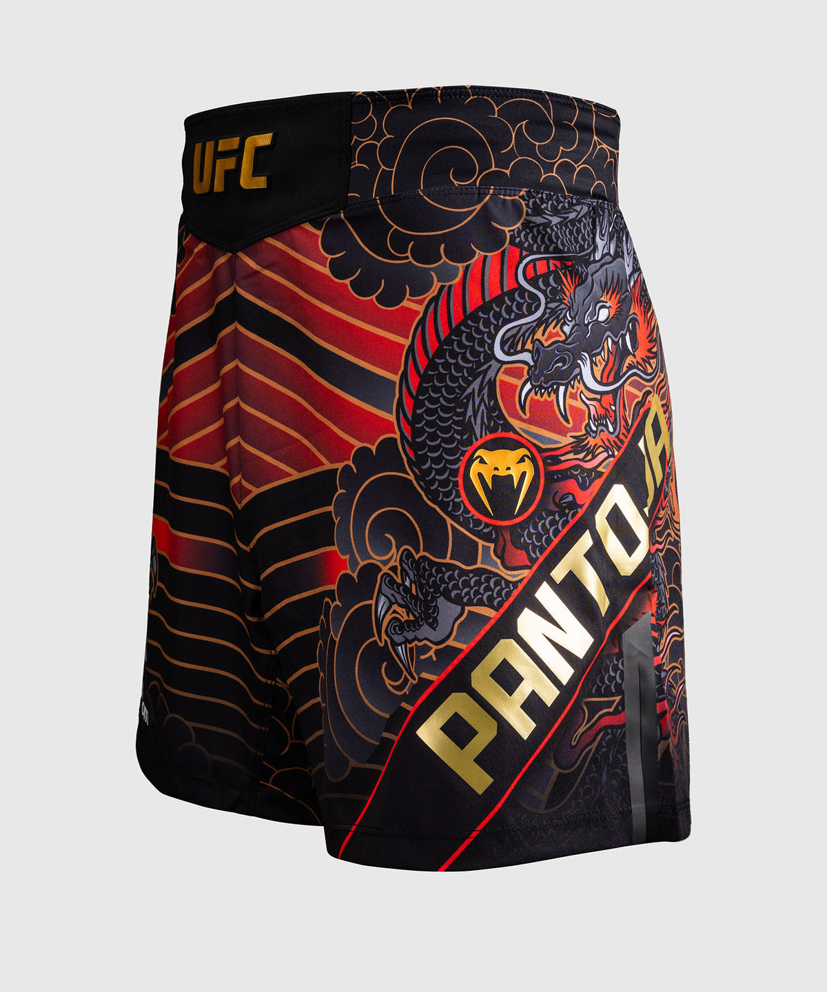 Men’s UFC Unrivaled by Venum Red Alexandre Pantoja Short fit Fight short