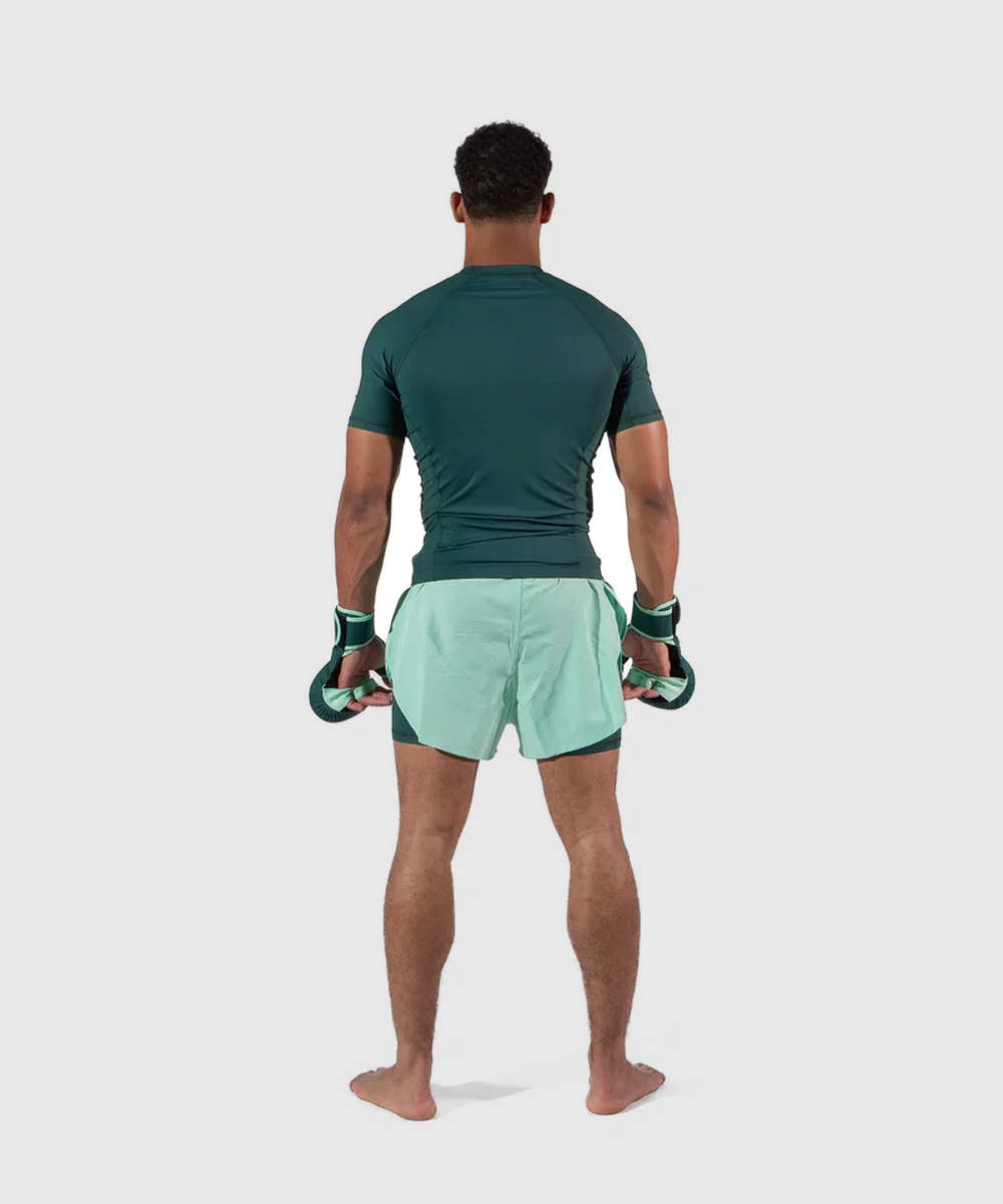 Metal Boxe Performance Deep Waters Rashguard de Manga Corta - Verde