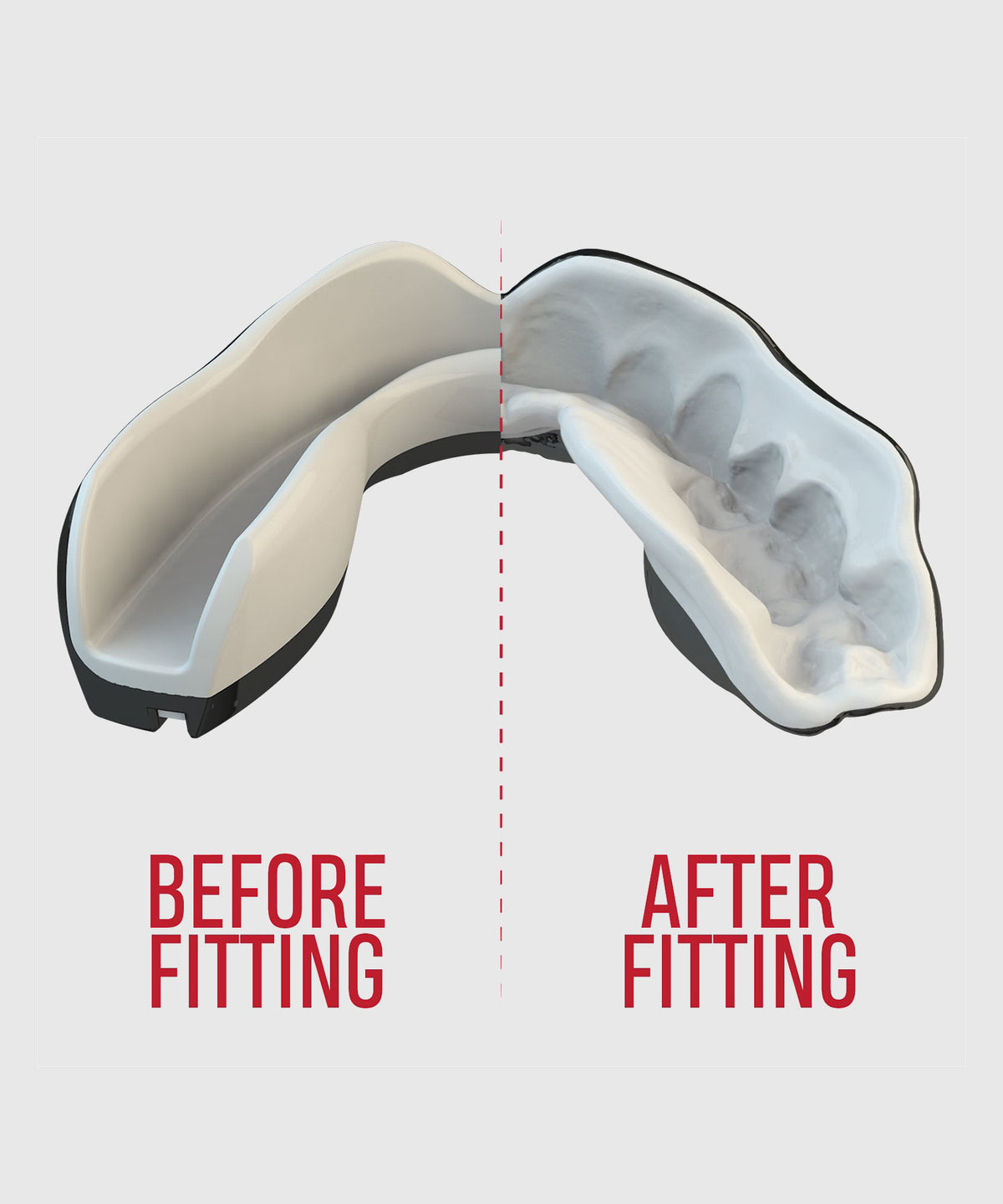 Safejawz Fangz Mouthguard – Junior – Black/White