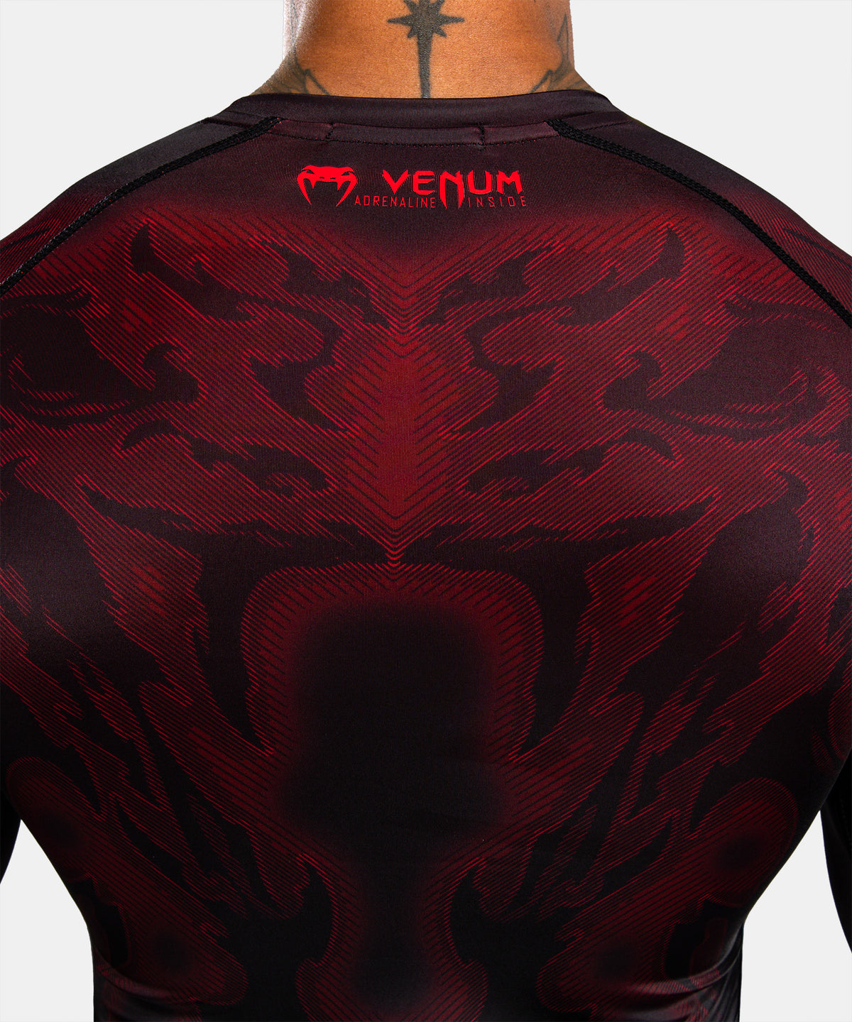 Venum Spectre Langarm Rashguard – Schwarz/Rot