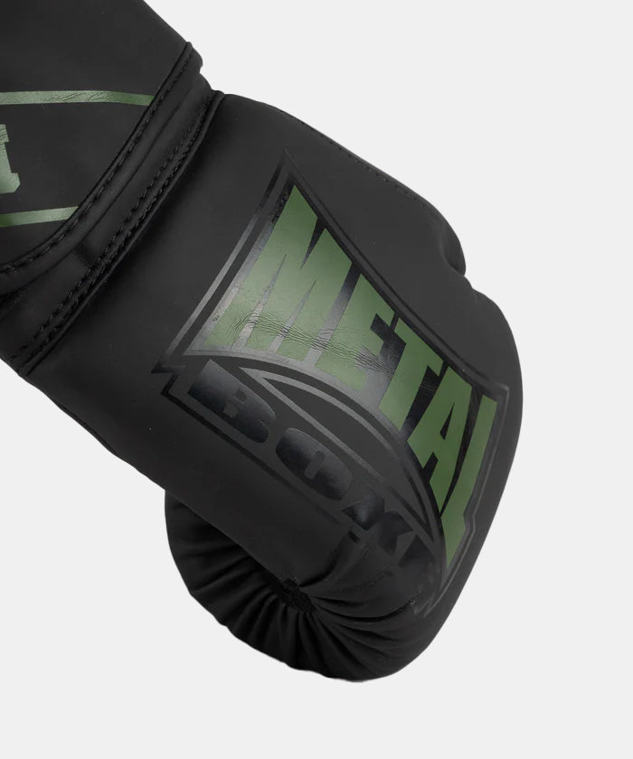 Metal Boxe Training Metal Starter Boxing Gloves - Black/Khaki
