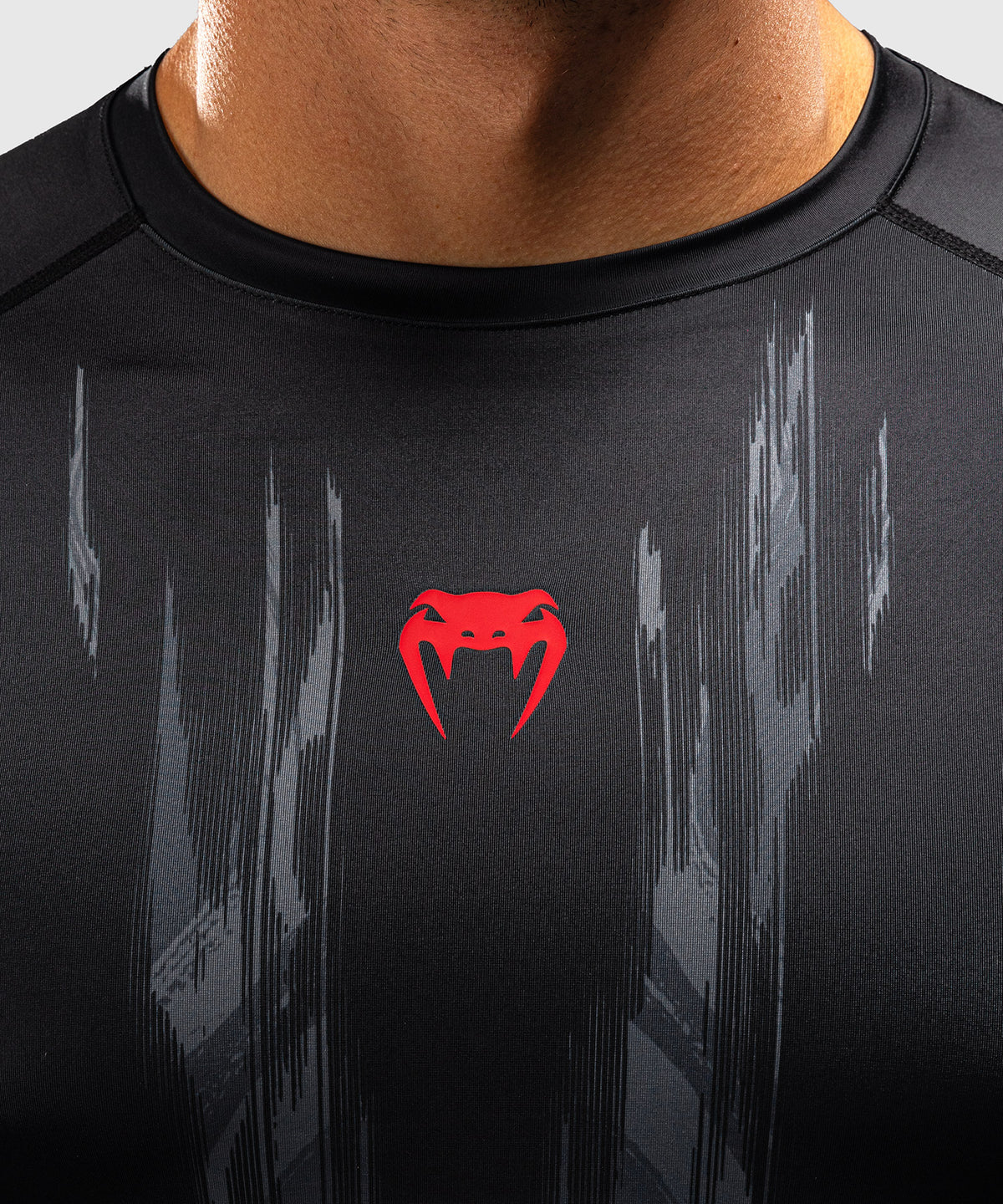 Venum Demon Rashguard a Maniche Lunghe - Nero/Grigio