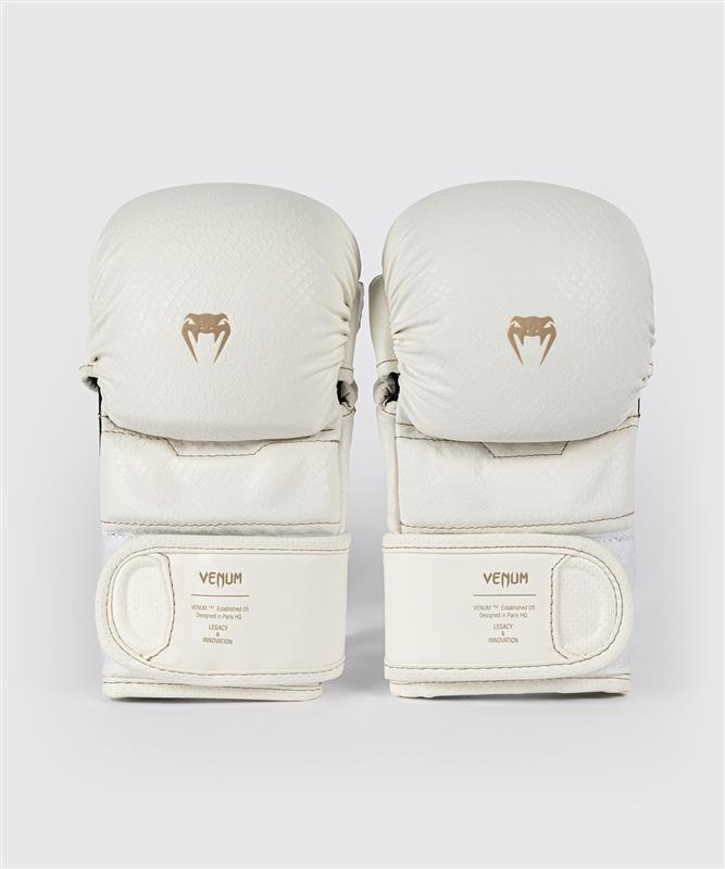 Venum Impact Evo Scales MMA Sparring Gloves - Ivory