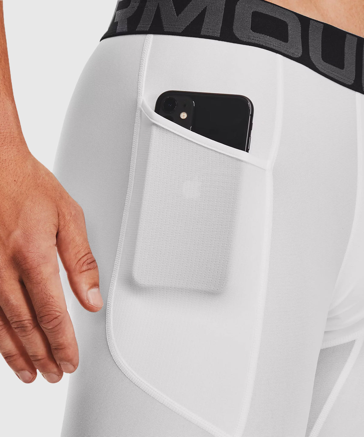 Short De Compression Under Armour Heatgear® - Blanc