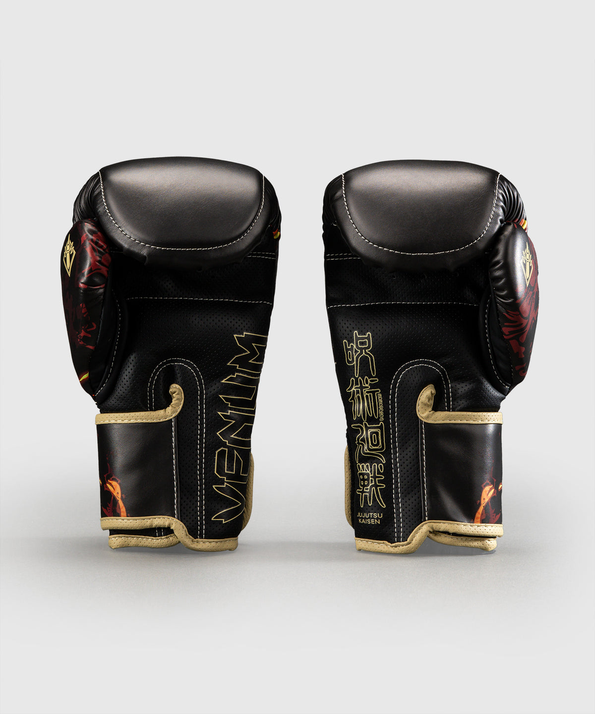 Gants de Boxe Impact Evo Sukuna Jujutsu Kaisen x Venum – Noir/Beige