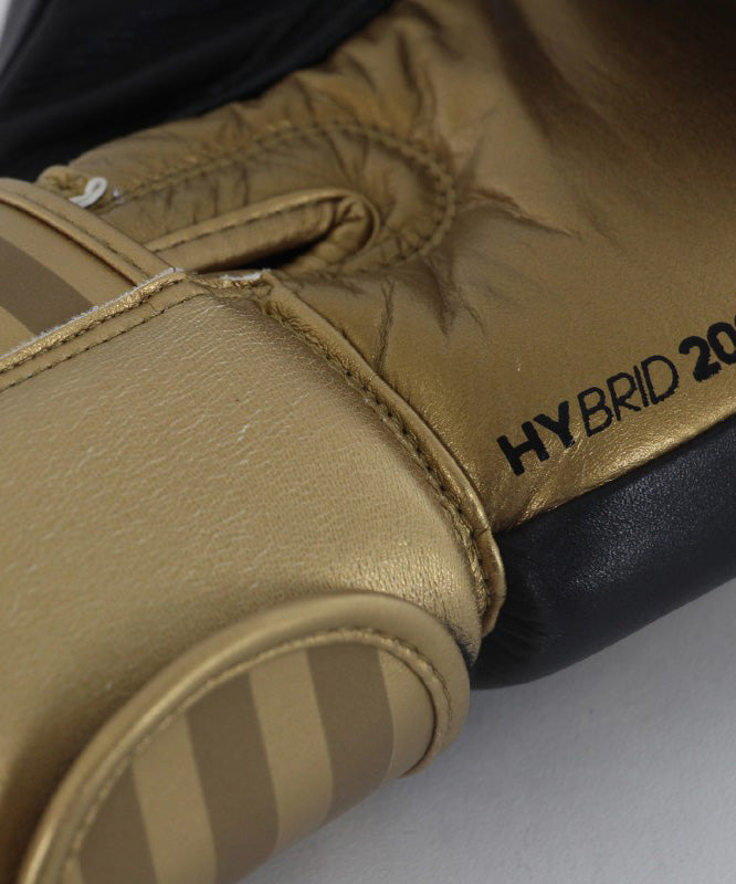 Adidas Hybrid 200 Boxing Gloves - Black/Gold
