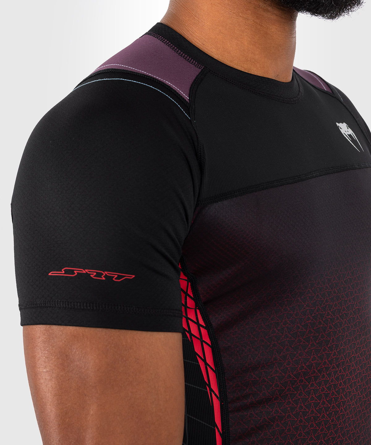 Rashguard à manches courtes pour hommes Venum x Dodge Banshee - Noir