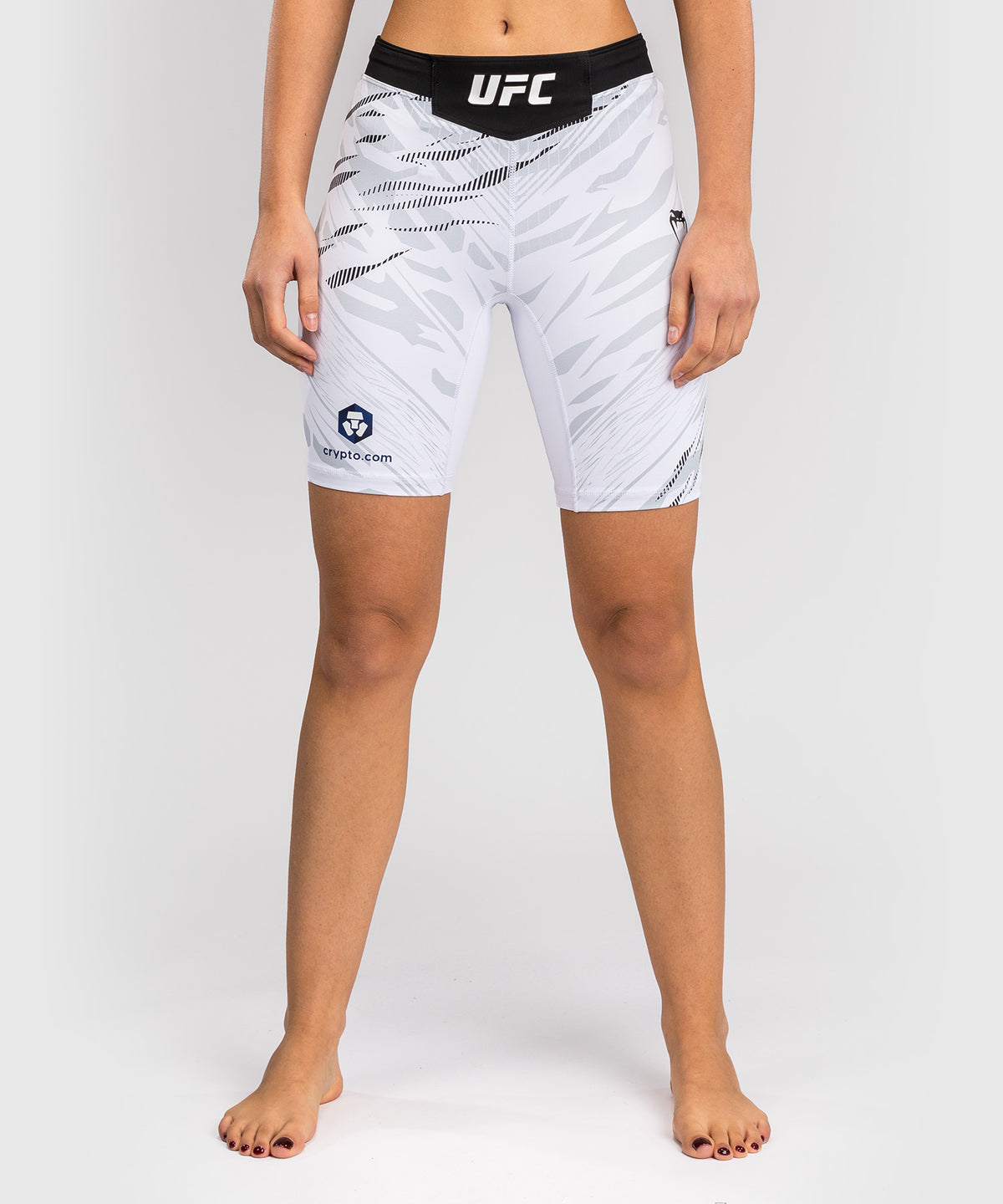 Short de compression pour Femmes UFC Fusion by Venum Authentic Fight Night - Coupe Longue - Blanc