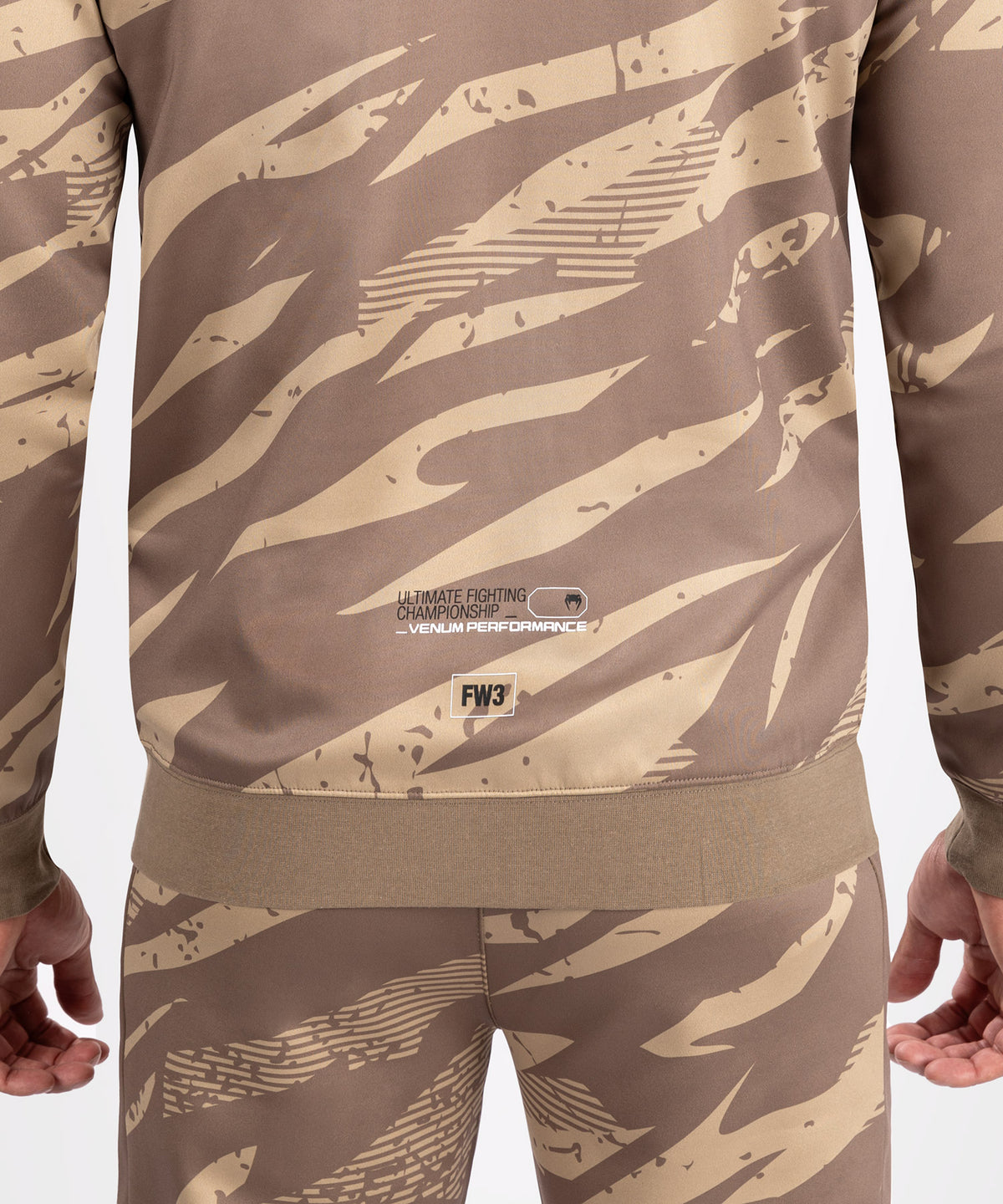 Veste À Capuche Zippé pour Hommes UFC Adrenaline by Venum Fight Week - Desert Camo