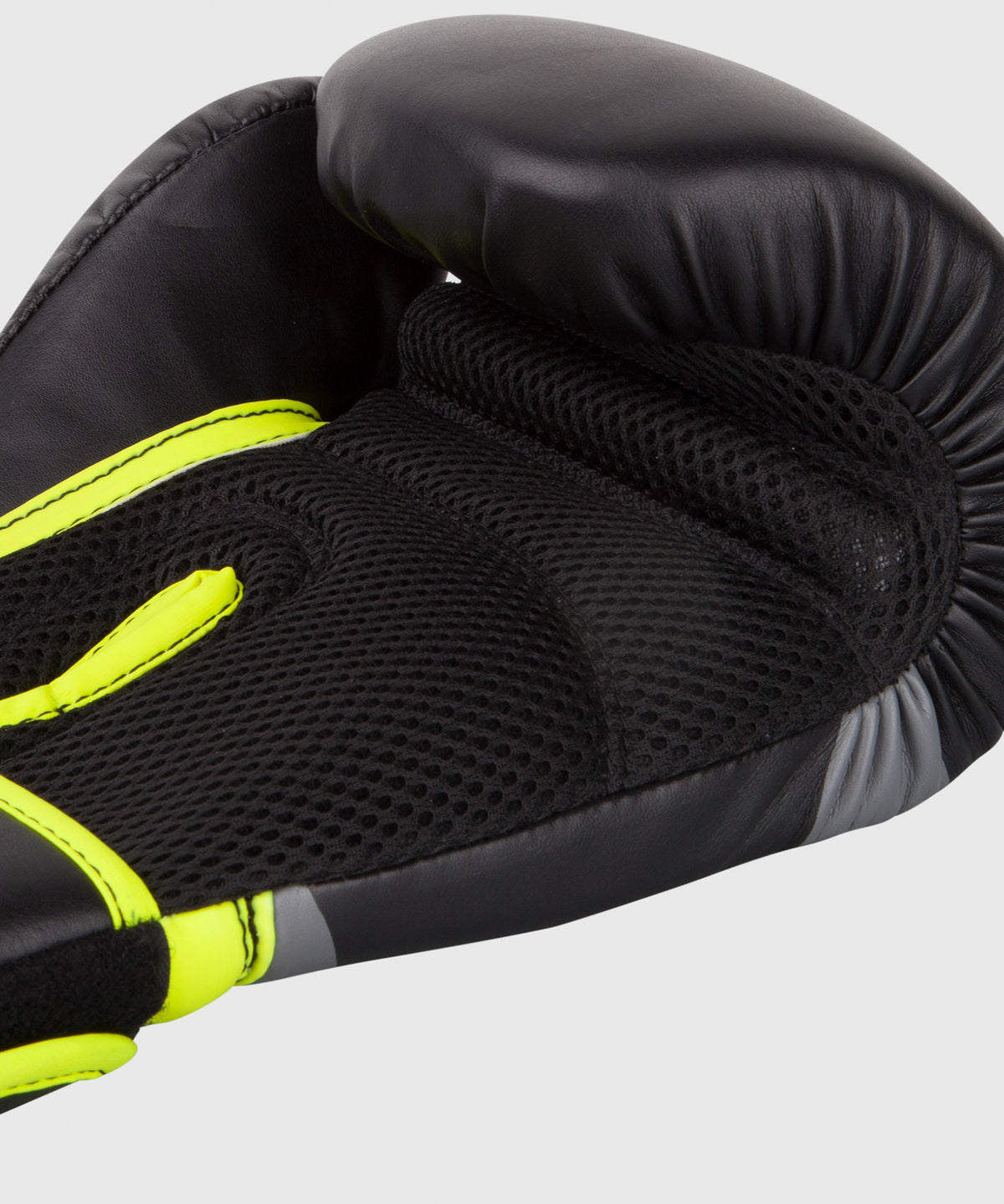Gants de boxe Ringhorns Charger - Noir/Jaune Fluo