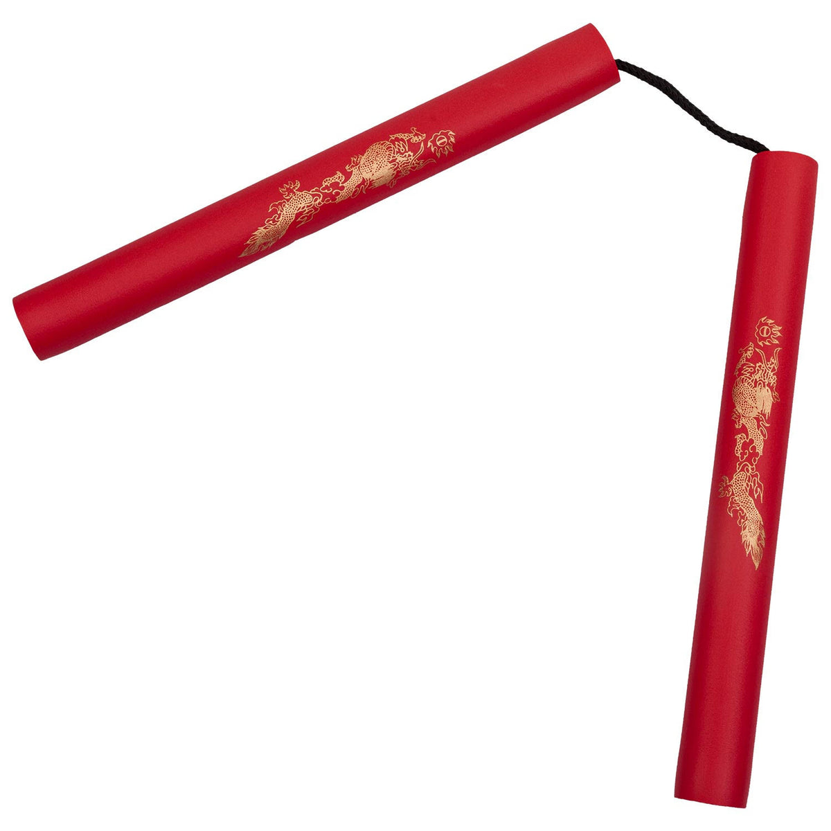 Nunchaku Metal Boxe mousse corde - Rouge