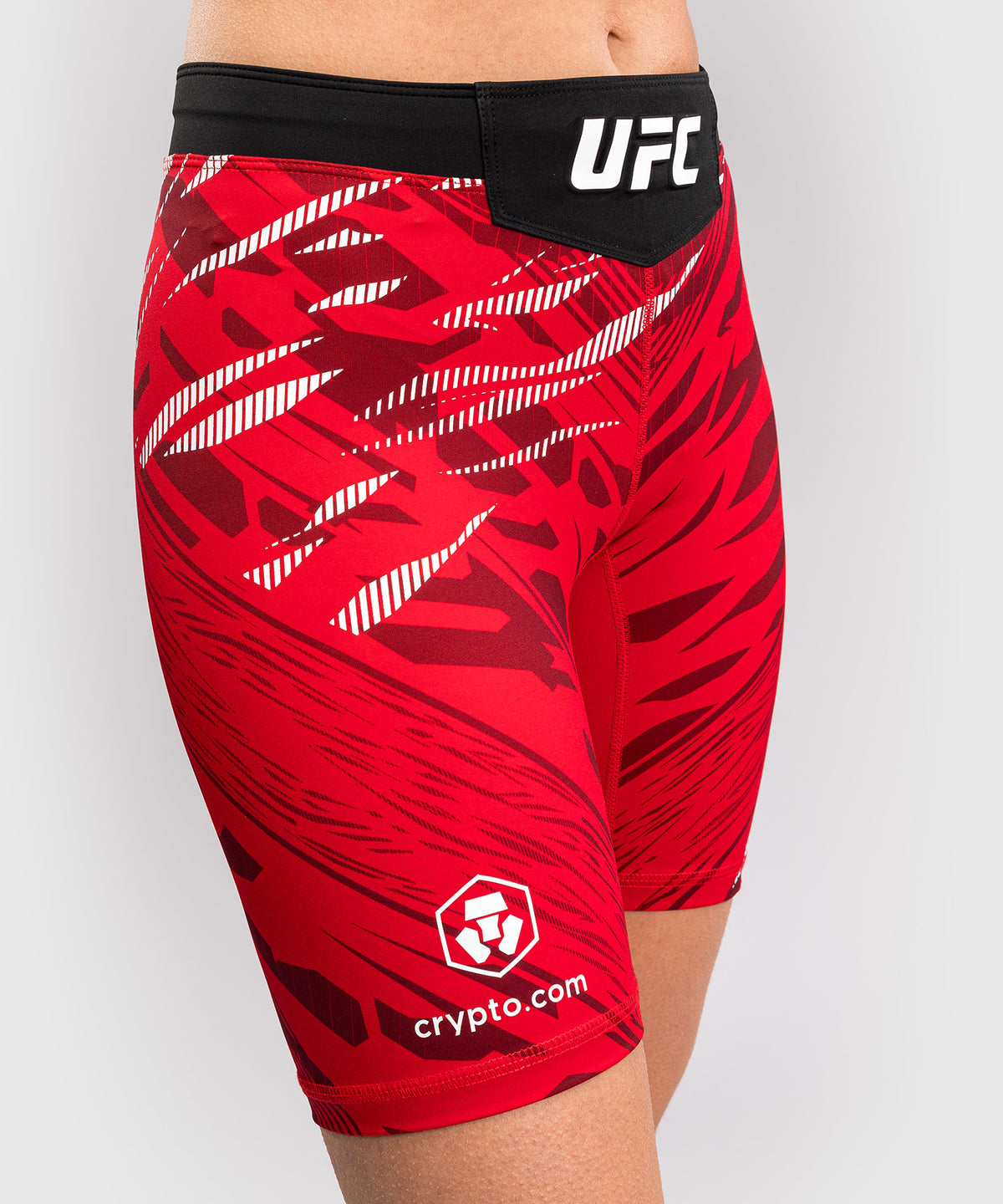 Short de compression pour Femmes UFC Fusion by Venum Authentic Fight Night - Coupe Longue - Rouge