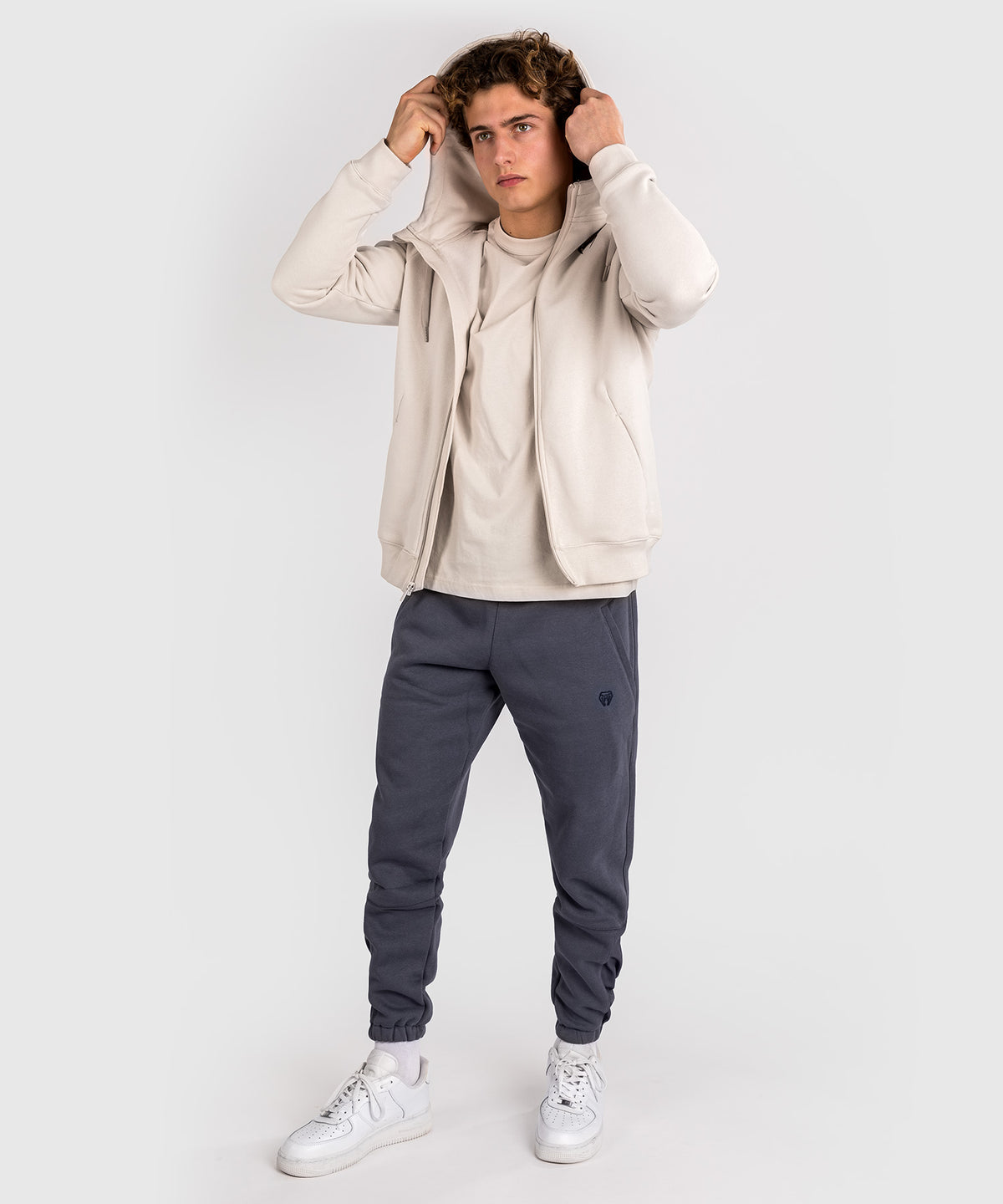 Venum Strikeland Full Zip Hoodie - Greige