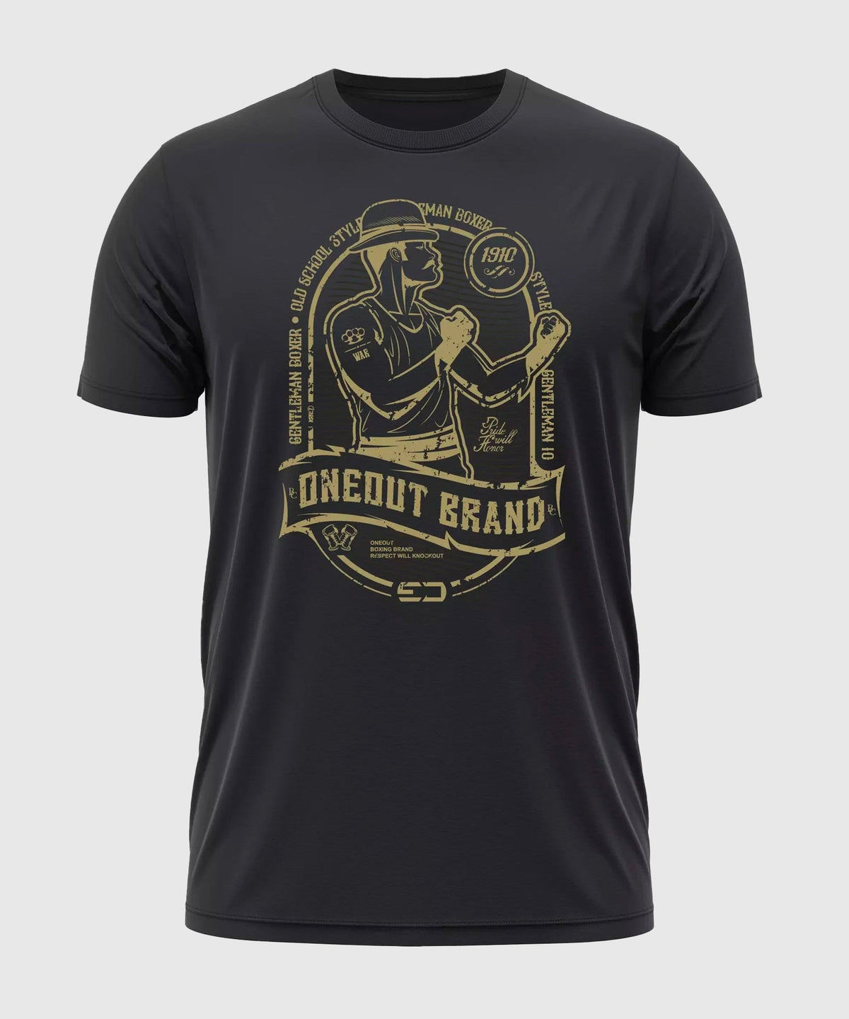 Oneout Brand Camiseta de Entrenamiento - Negro