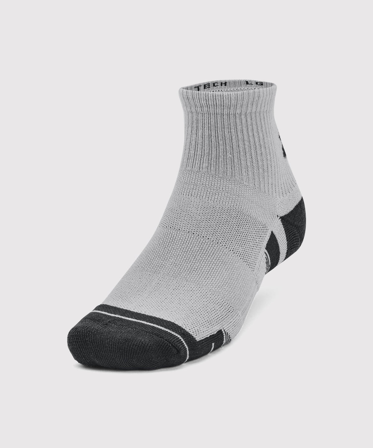 Lot De 3 Paires De Chaussettes Mi-Hautes Under Armour Ua Performance Tech - Blanc/Gris/Noir
