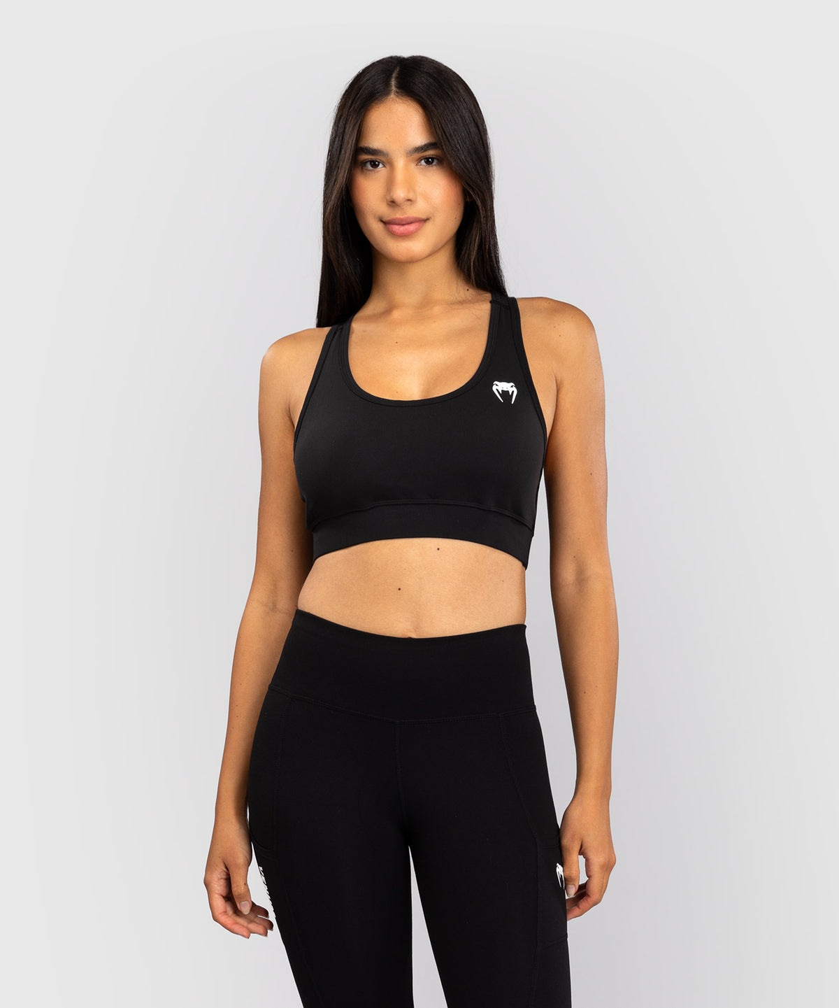 Reggiseno Sportivo a Medio Impatto Venum Essential - Nero