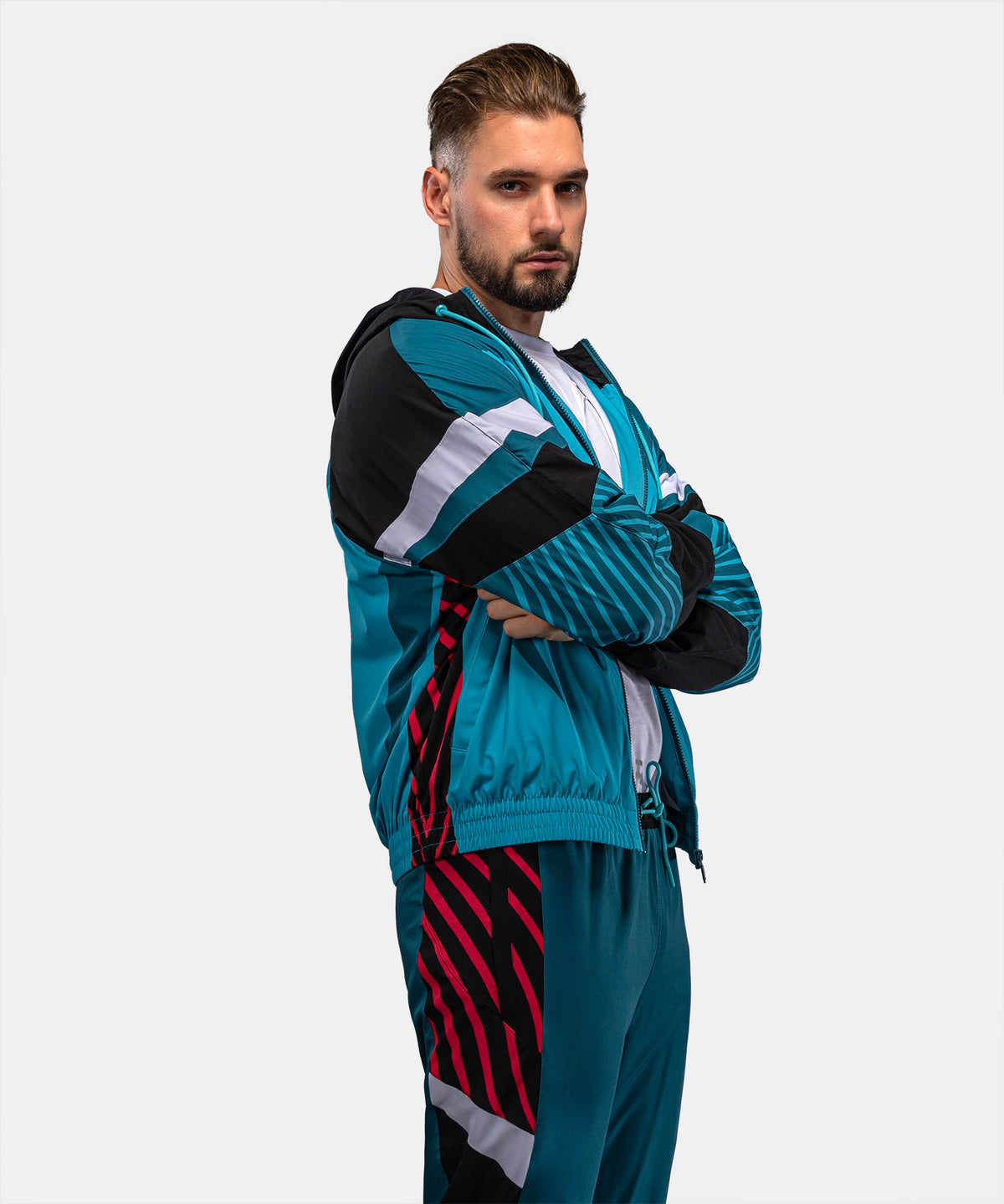 Venum Attack 90 Track Jacket - Miami Blue